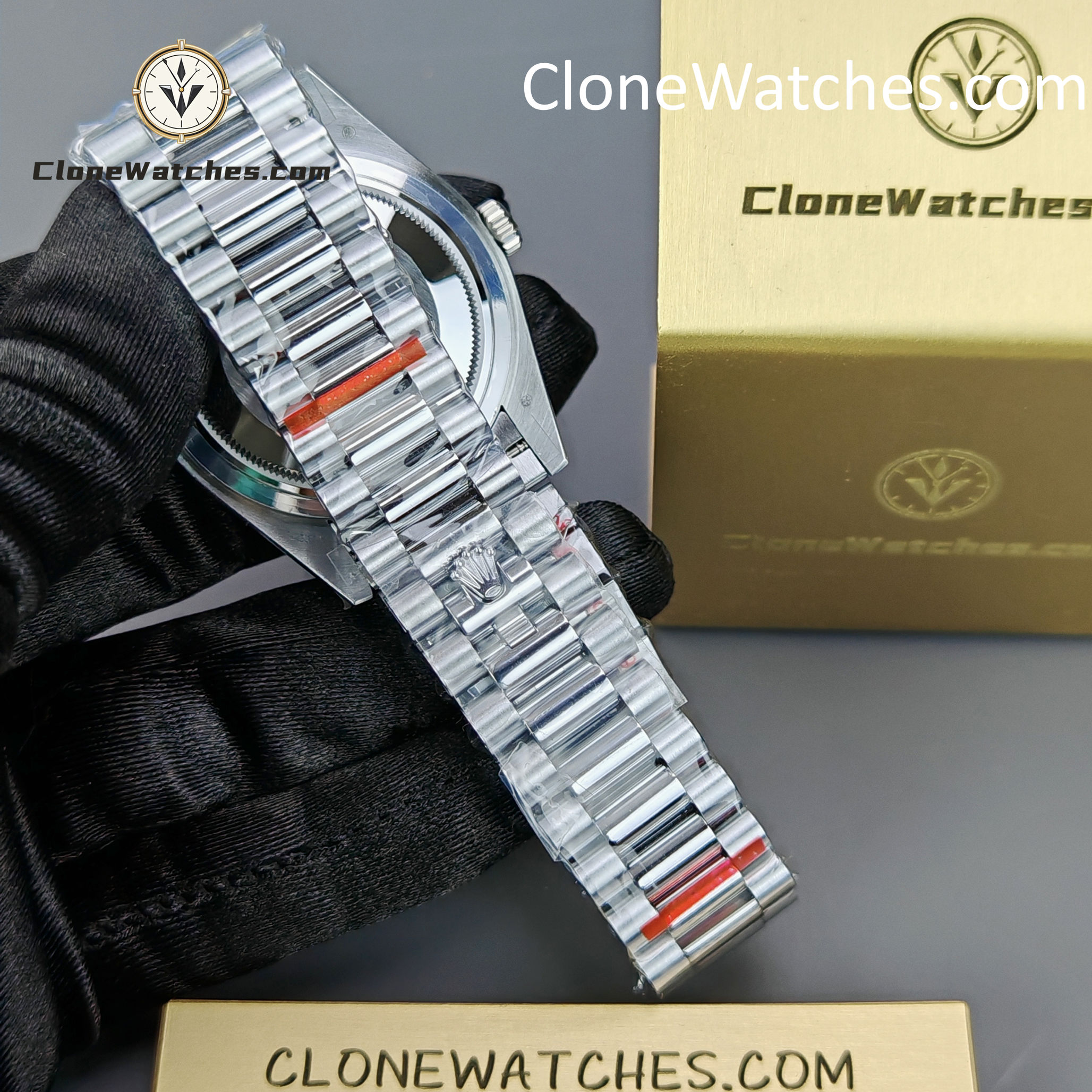 Rolex Super Clone Watches 1:1 Day Date Ice Blue Dial 40mm M228236-0012 3255 Movement