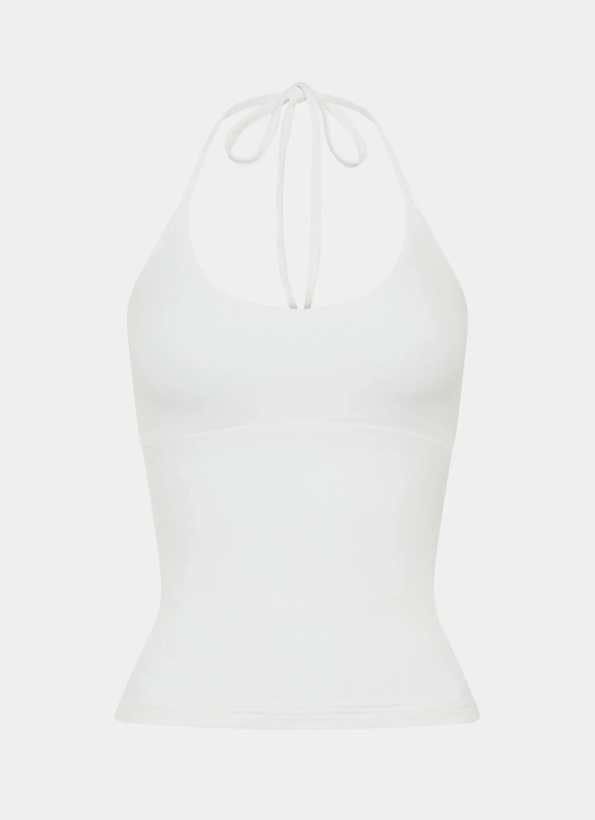 Chauncey Halter Top - White