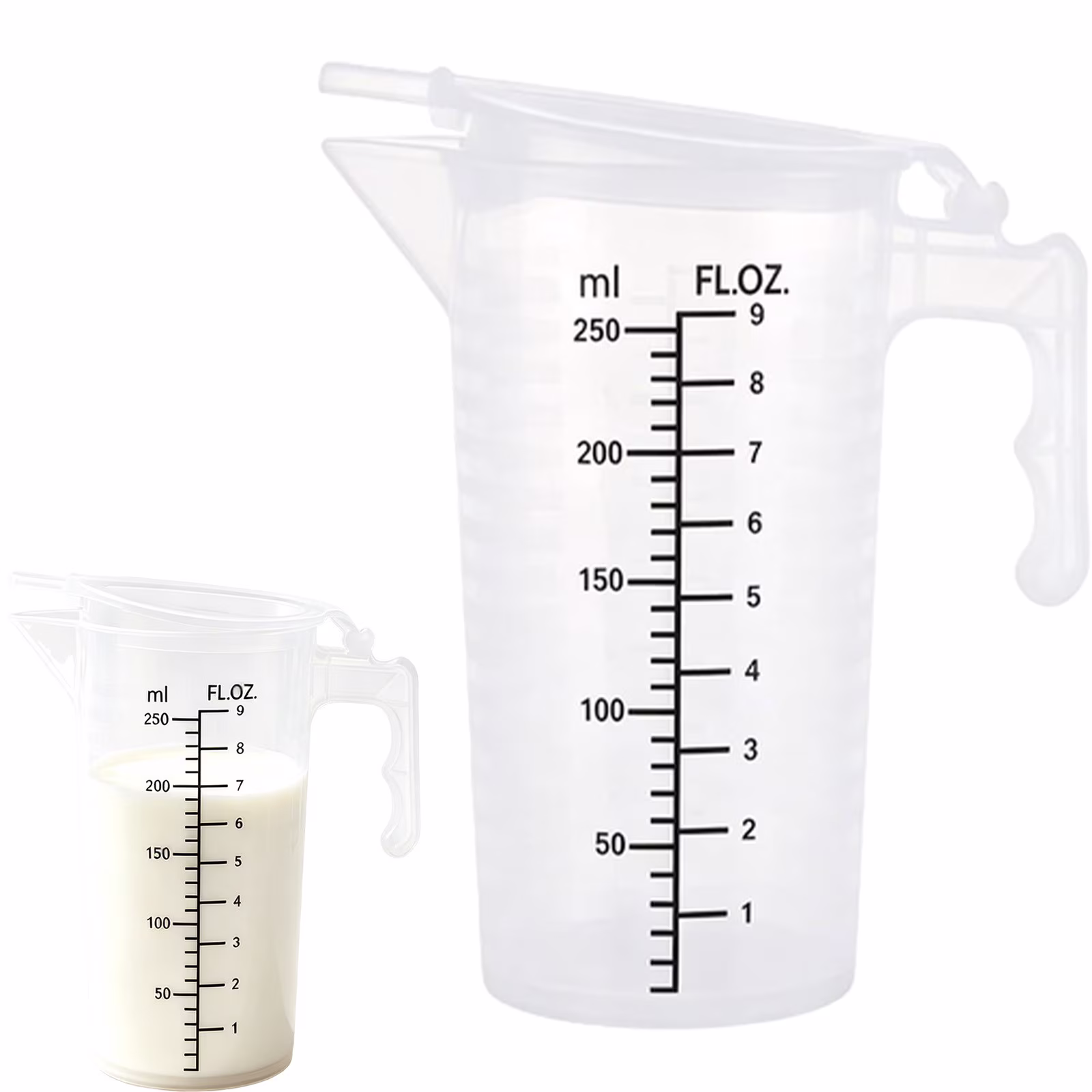 Mini Measuring Cup,Oz Measuring Cup For Liquid,Adjustable Measuring Cup,Measuring Cup Set,Measuring Cup With Spout,Cute Measuring Cup,Coffee Measuring Cup,Ratio Rite Oil Measuring Cup,1PCS 250ML