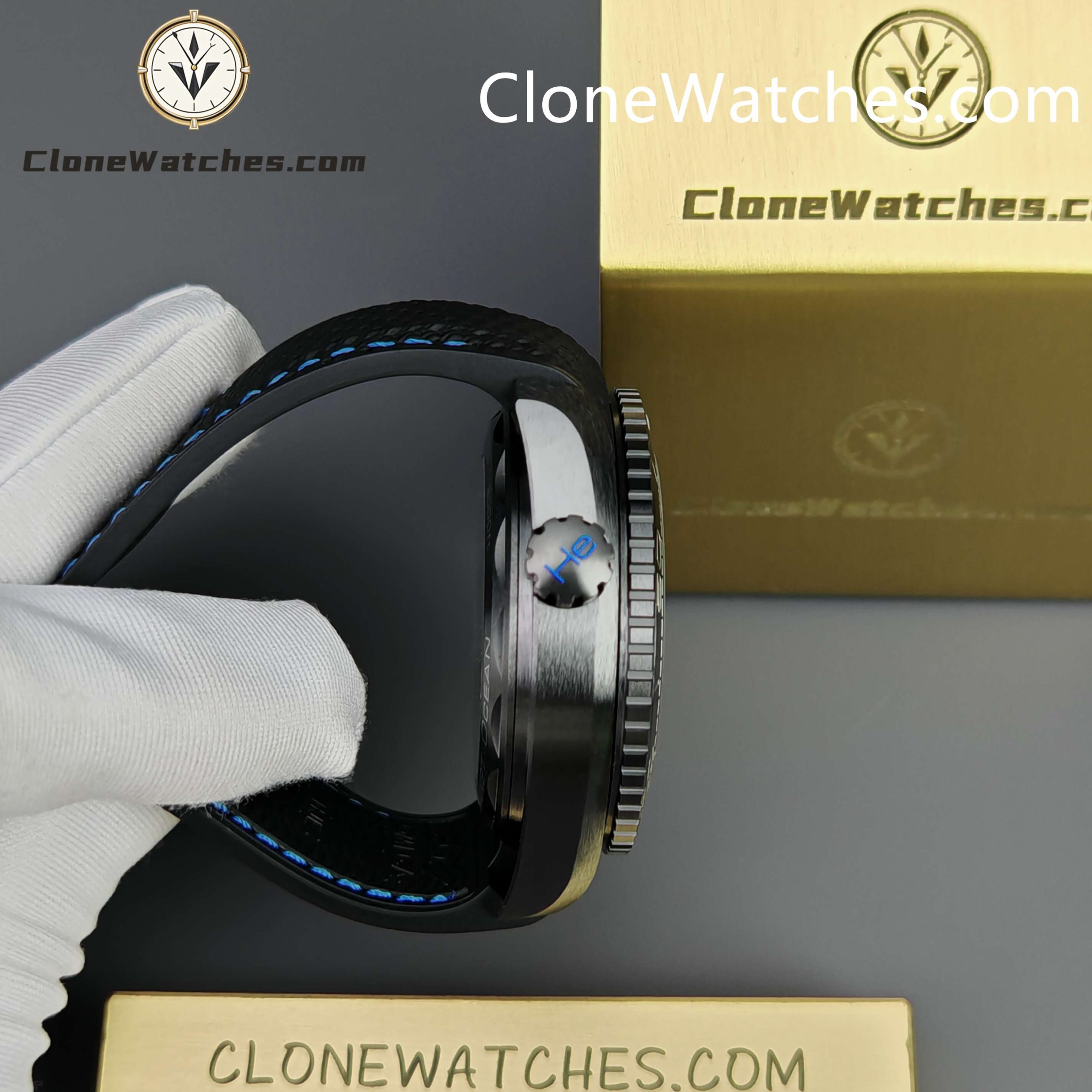 OMEGA Super Clone Watches 1:1 Seamaster Planet Ocean 600m Deep Black 215.92.46.22.01.002 45.5MM