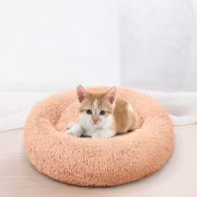 HOMBOTI Cat Bed Clearance Washable Fluffy Plush Pet Beds Pet Bed for Puppy and Kitten