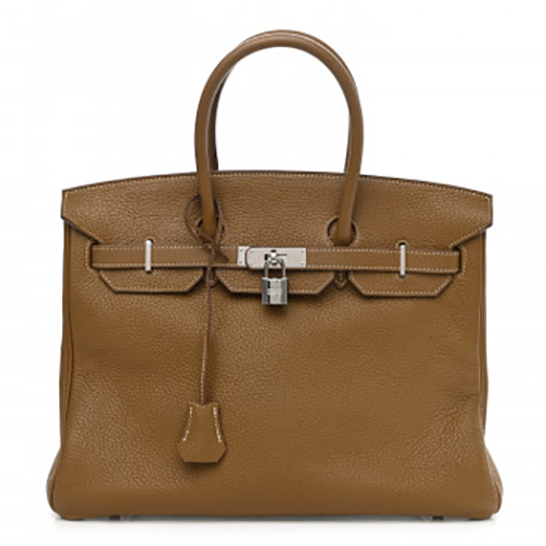 HERMES Epsom Candy Birkin 30 Kraft Tyrien Rubis 