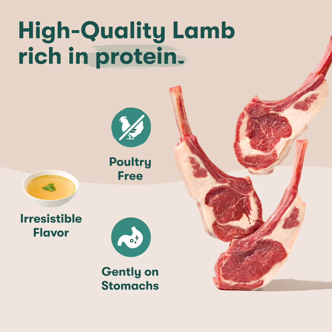 Jinx Homemades Single-Serve Meal Topper Duck & Lamb Recipe, 3 oz Pouch