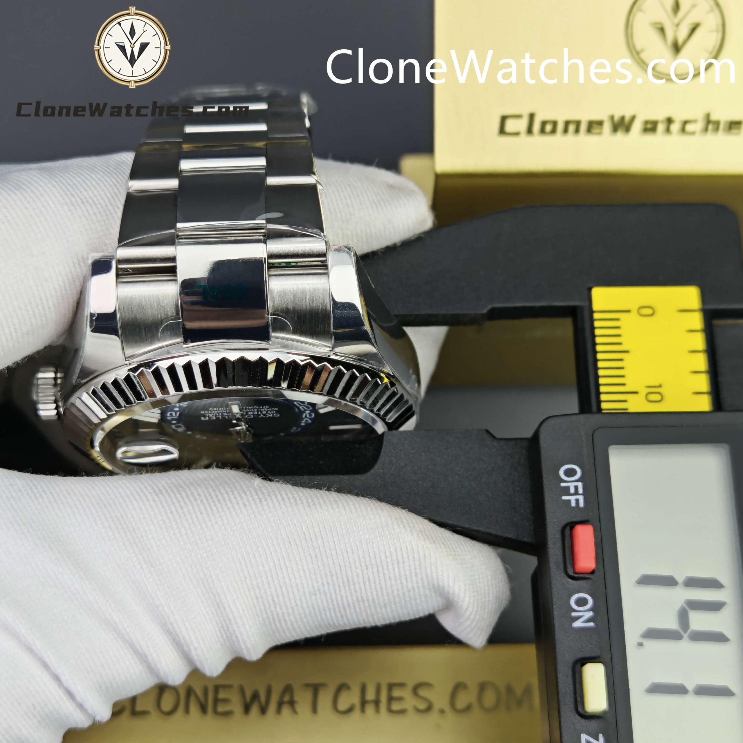 Rolex Super Clone Watches 1:1 Sky Dweller Blue Dial Oyster M336934 0005 Movement