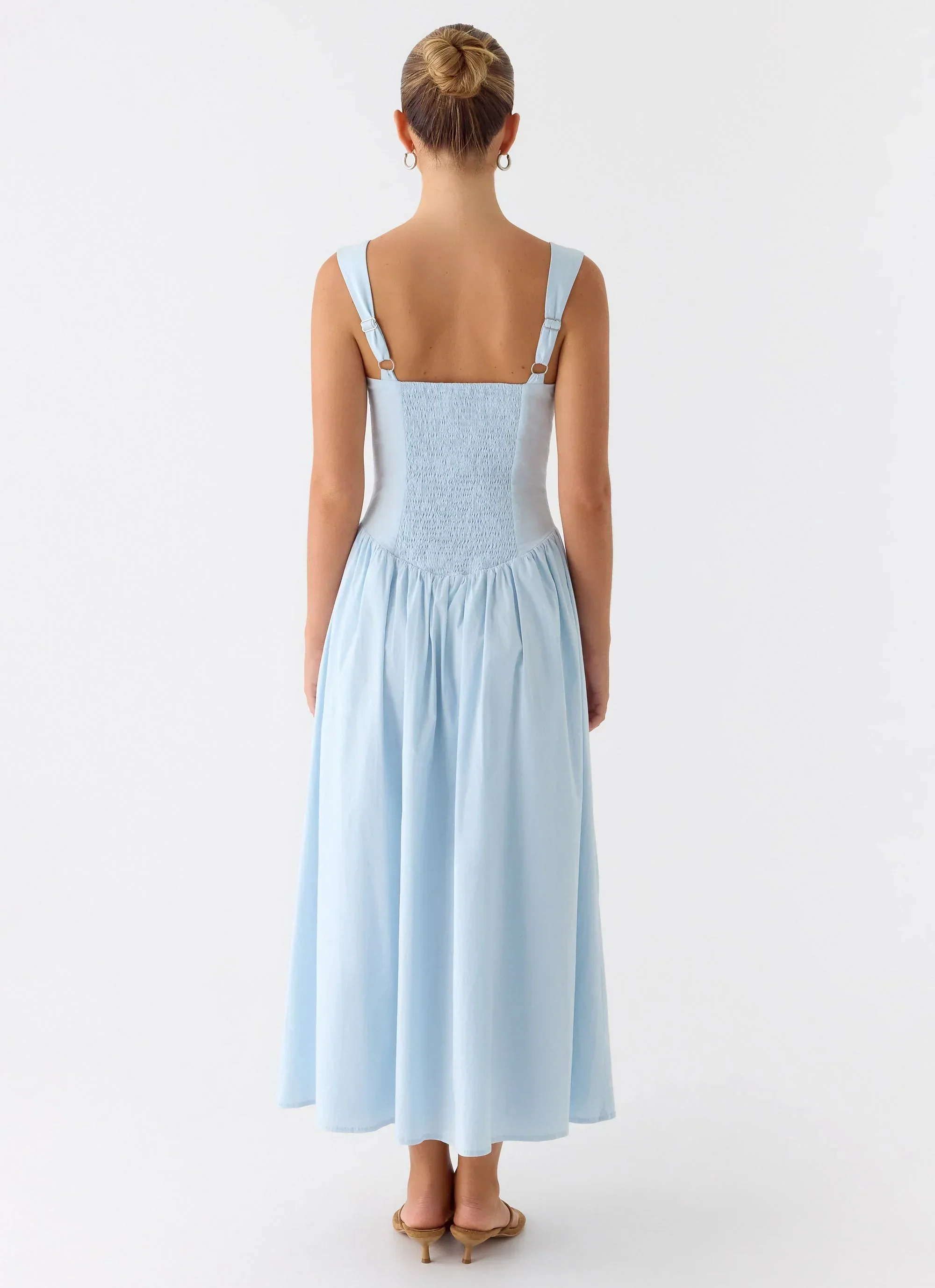 Emmalina Midi Dress - Blue