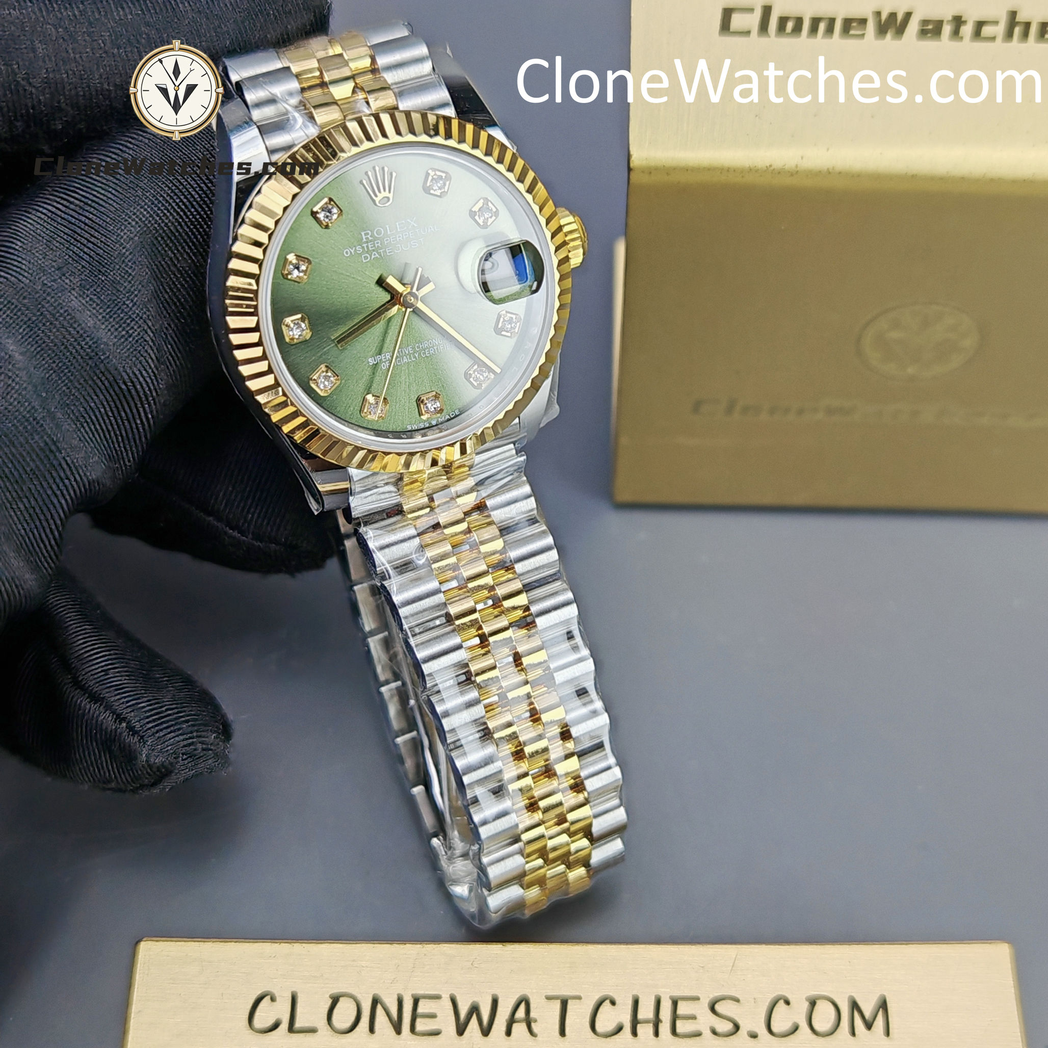 Rolex Super Clone Watches 1:1 DateJust m278273-0030 Jubilee 31MM 2236 Movement