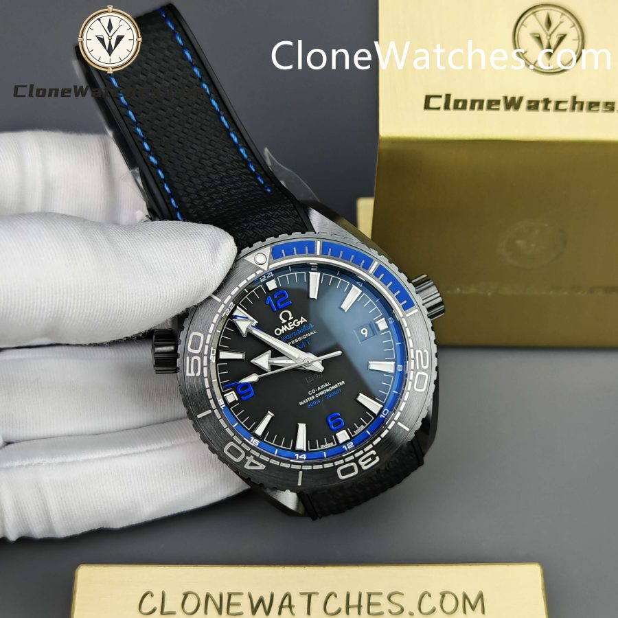 OMEGA Super Clone Watches 1:1 Seamaster Planet Ocean 600m Deep Black 215.92.46.22.01.002 45.5MM