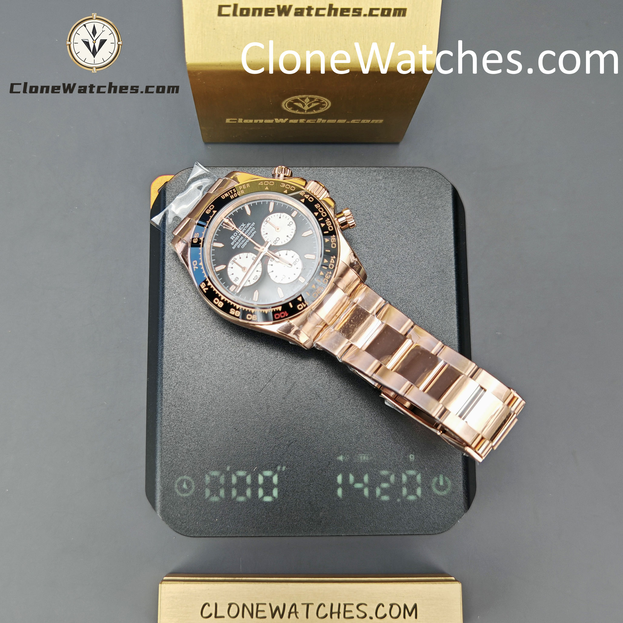 Rolex Super Clone Watches 1:1 Le Mans Daytona 100 Years Anniversary Rose Gold 4132 Movement