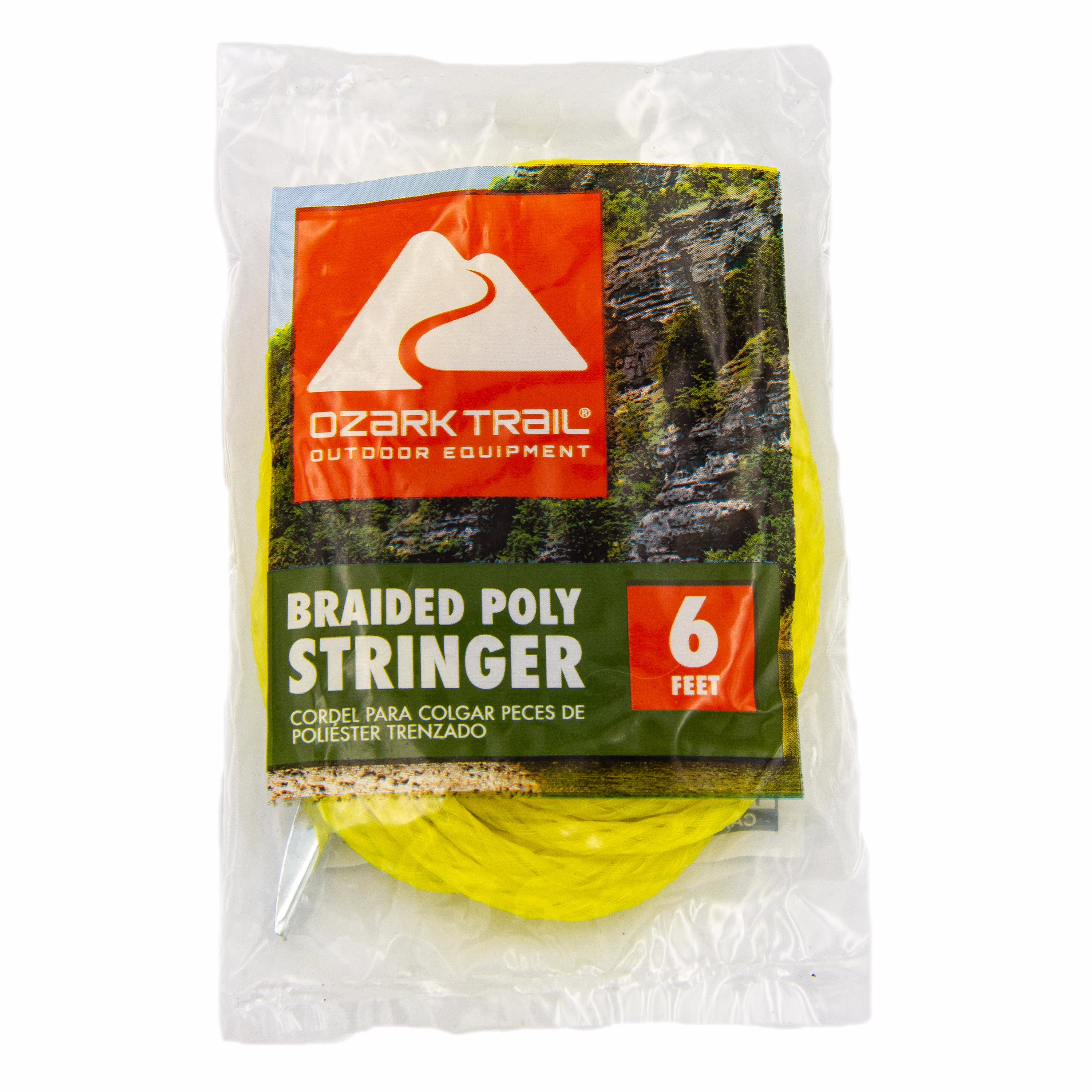 Ozark Trail 15 ft Braided Fishing Stringer with Metal Tip White