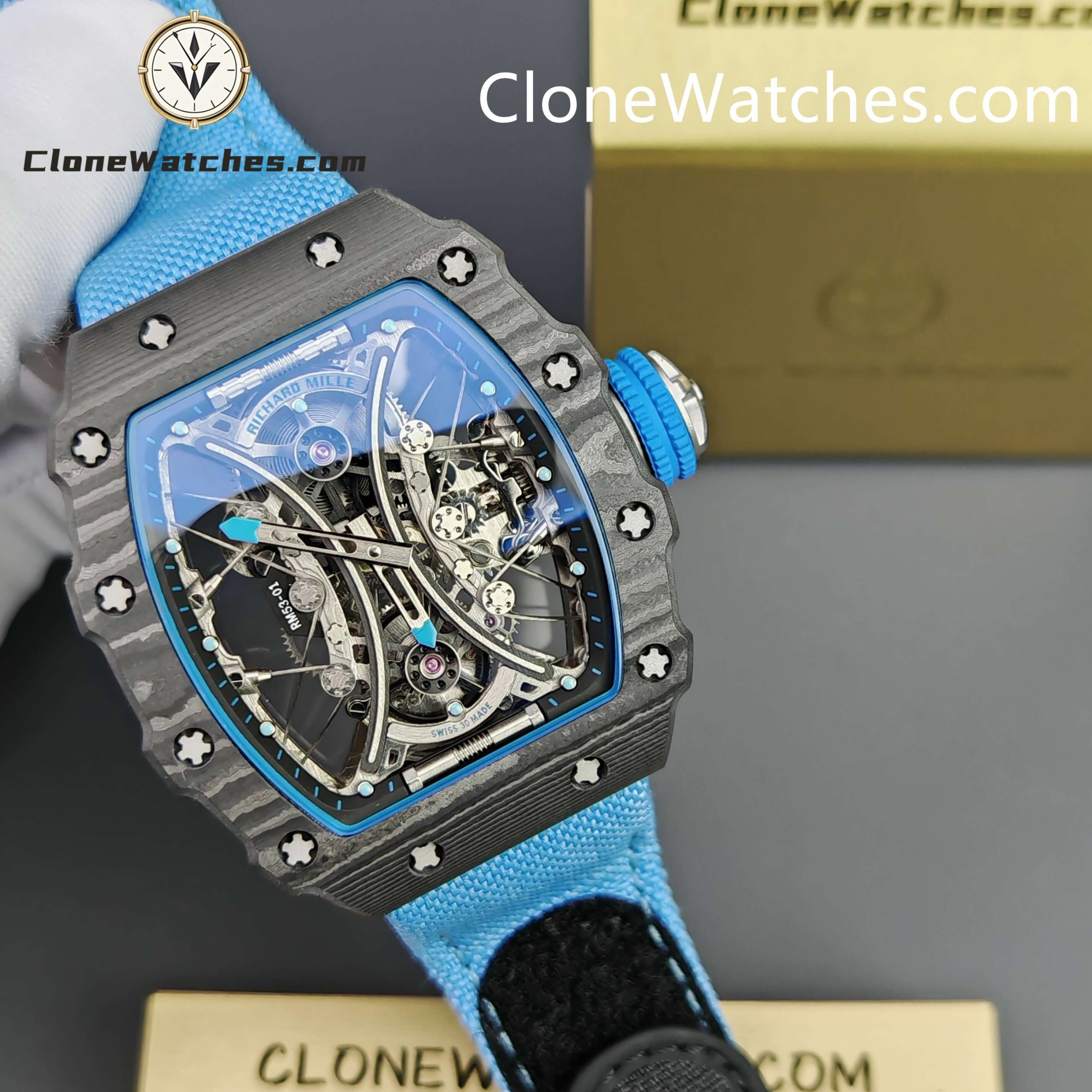 Richard Mille Super Clone Watches 1:1 53-01 Tourbillon Pablo Mac Donough