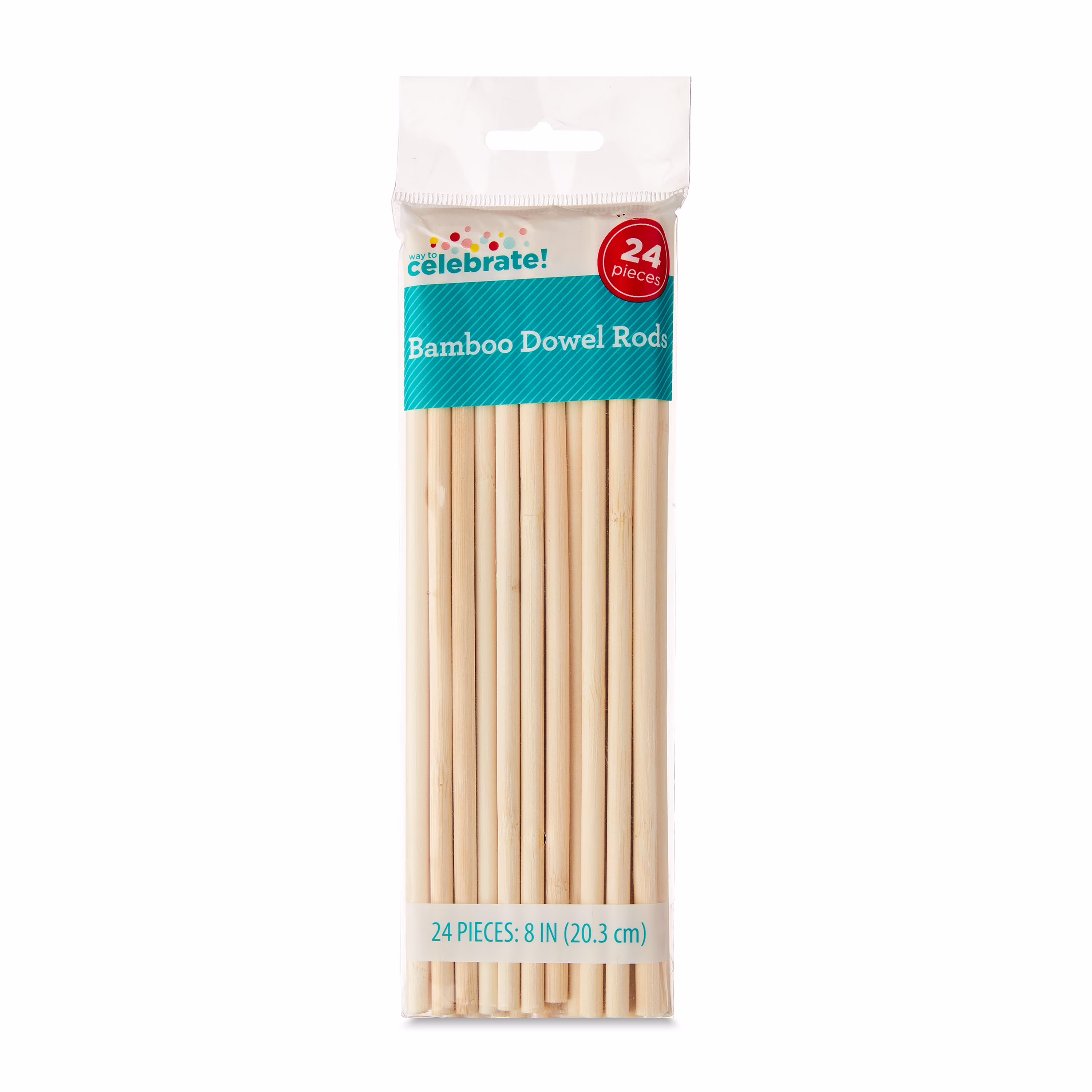 Bamboo Craft Dowel Rods, 8