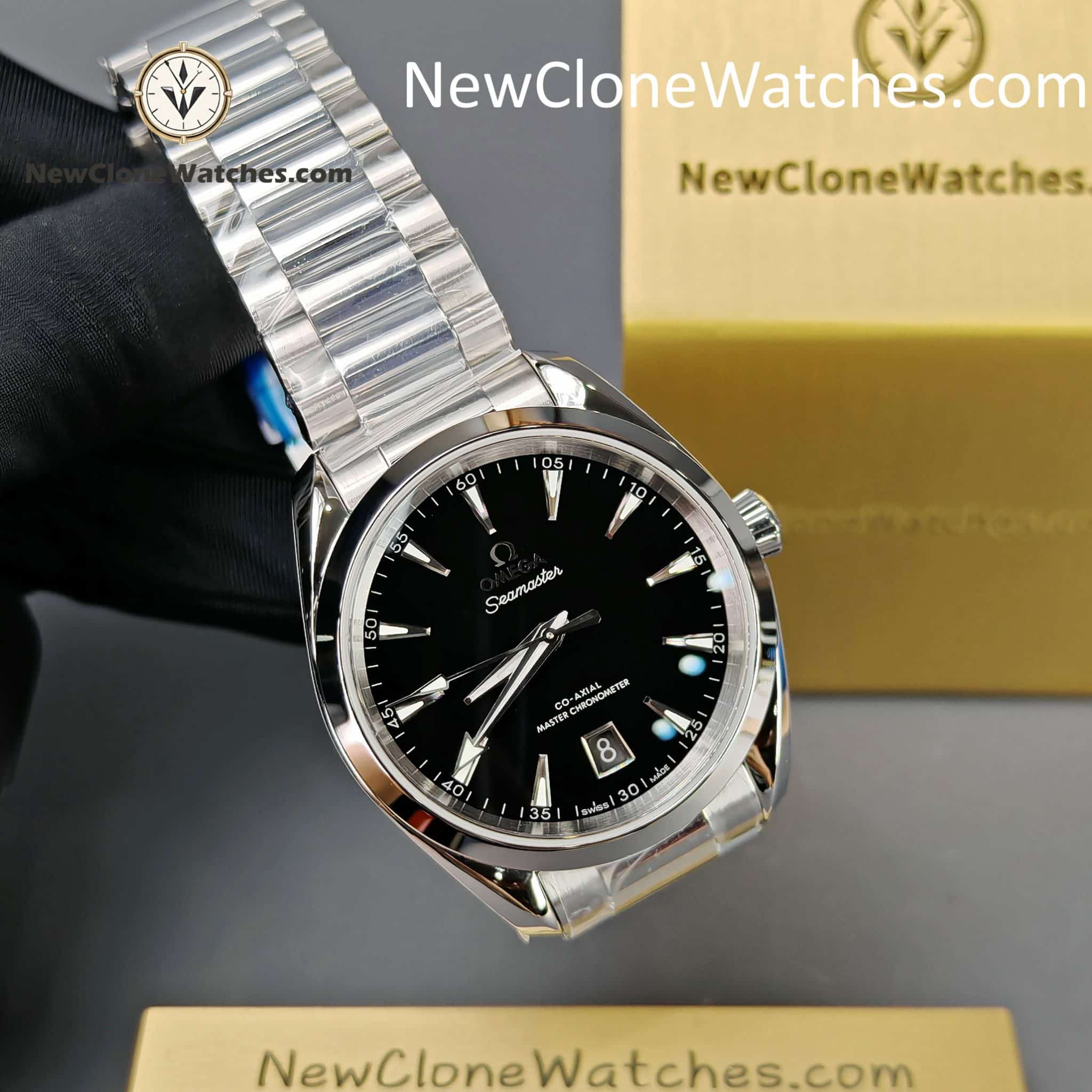OMEGA Super Clone Watches 1:1 Seamaster Aqua Terra 150M 220.10.38.20.01.004 38MM Black Dial