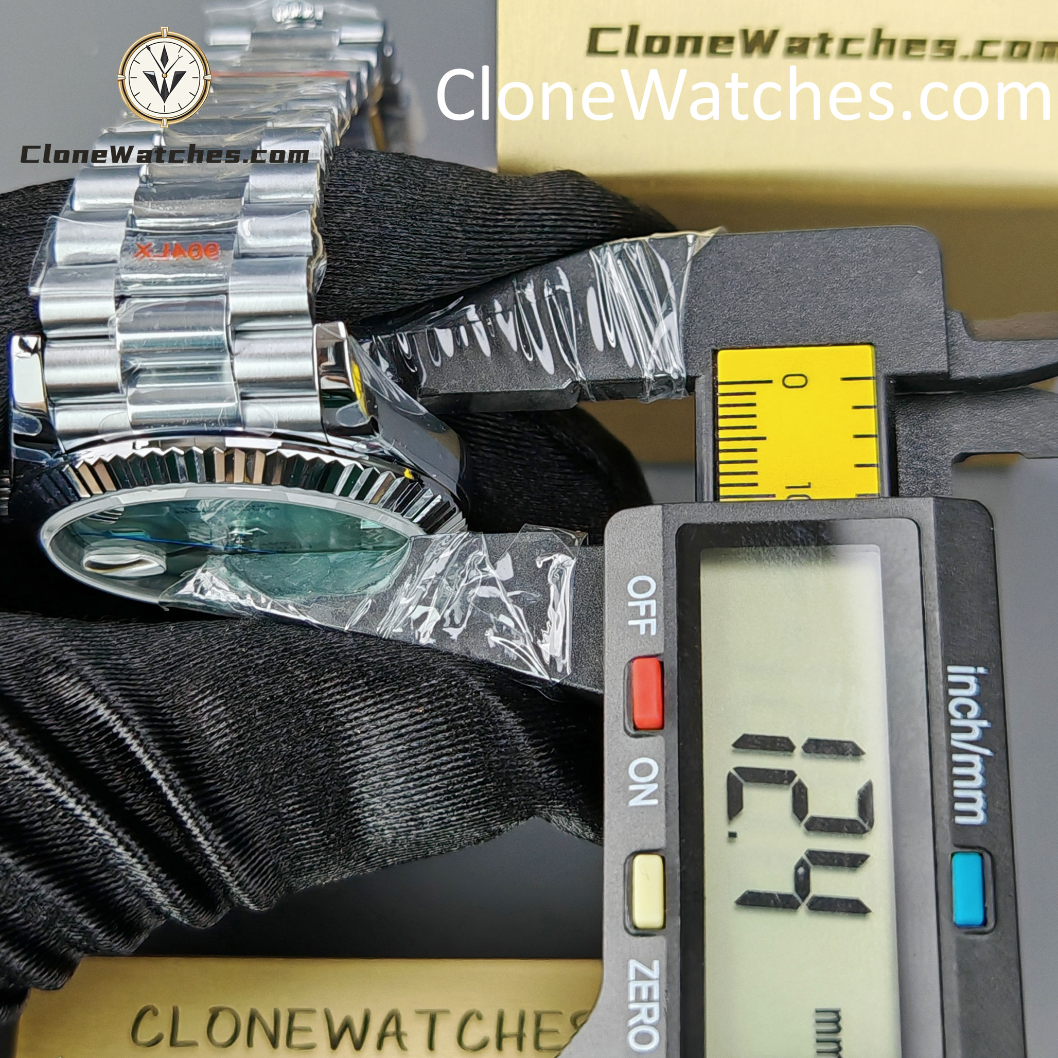 Rolex Super Clone Watches 1:1 Day Date Ice Blue Dial 40mm M228236-0012 3255 Movement