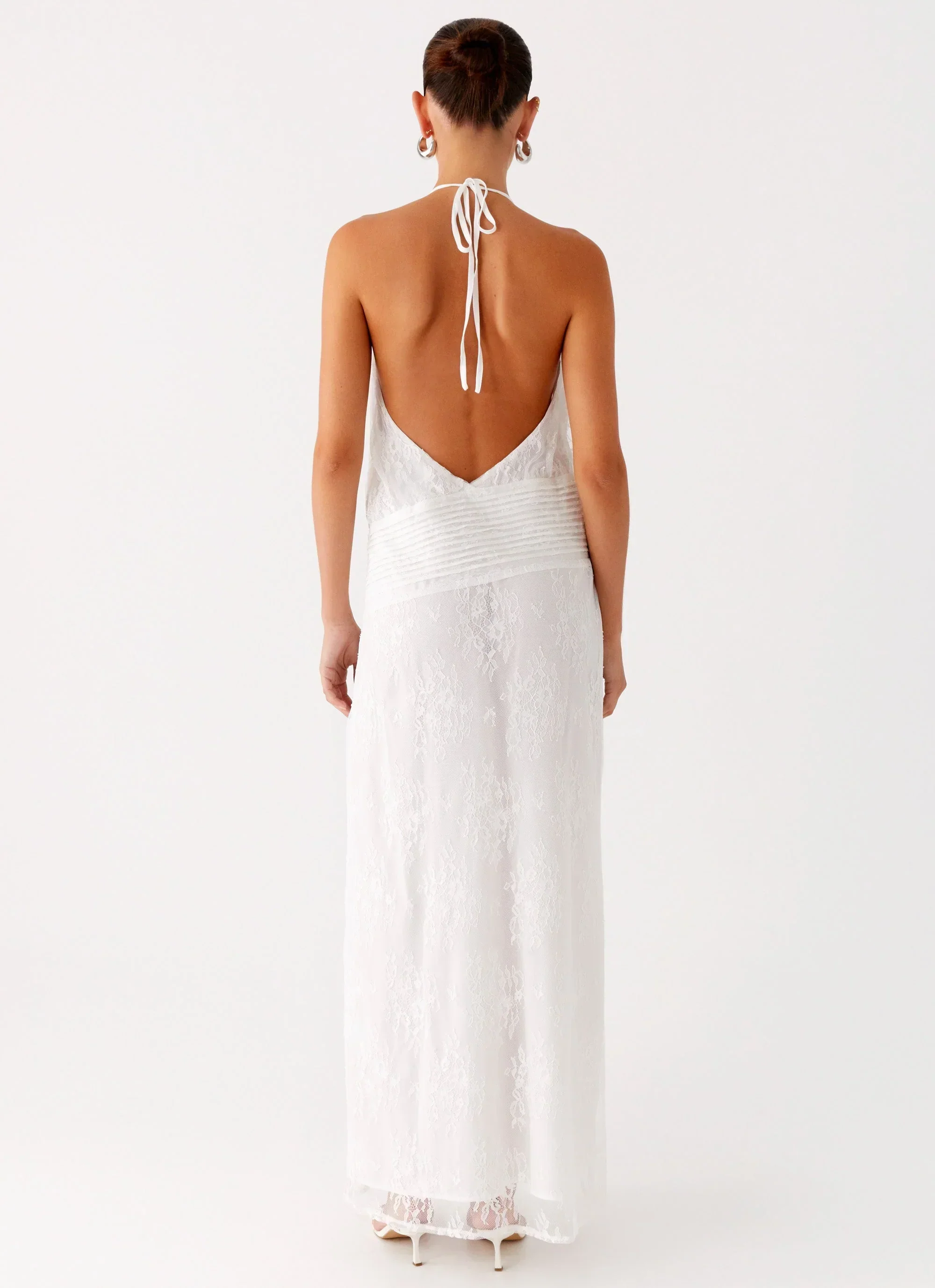 Reinhart Halter Maxi Dress - White