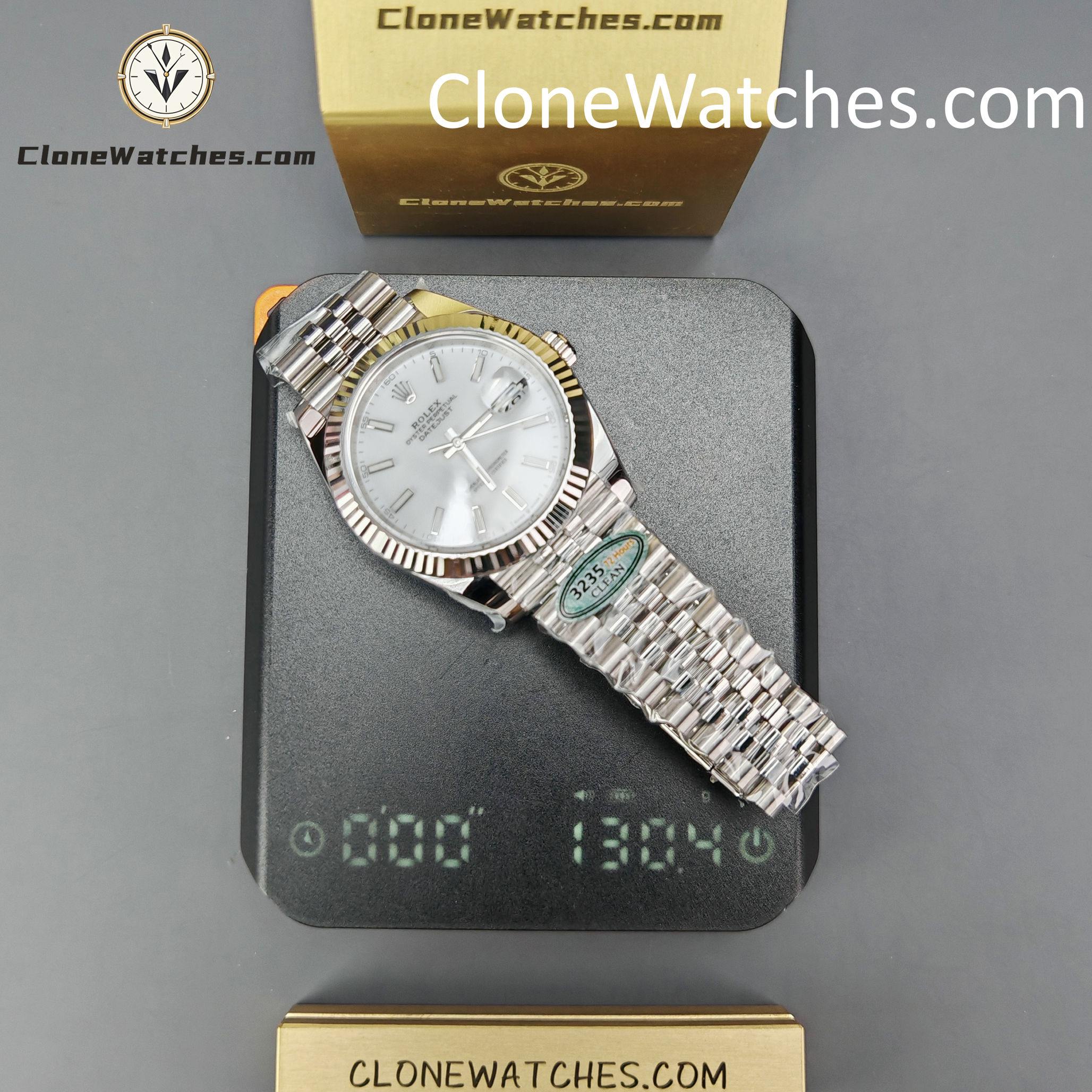Rolex Super Clone Watches 1:1 DateJust White Dial m126334-0010 Jubilee 41MM 3235 Movement