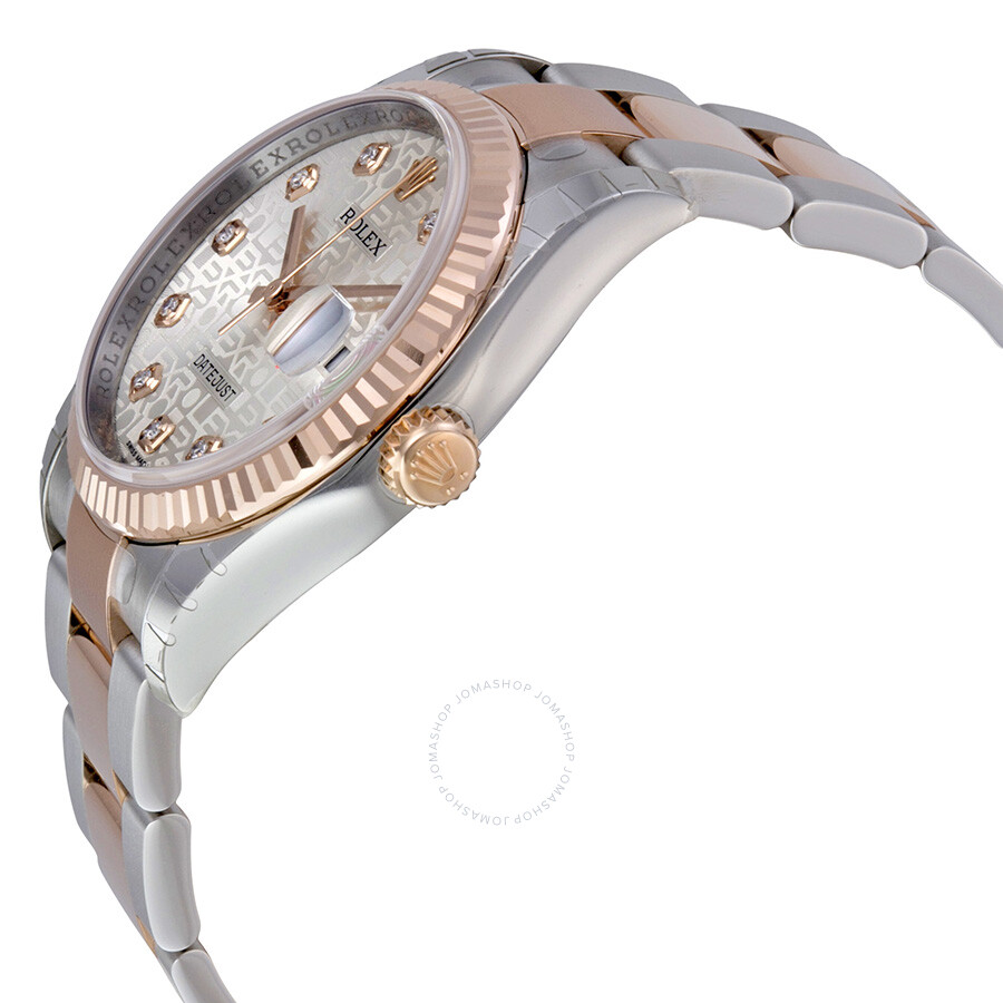 Rolex Oyster Perpetual Datejust 36 Silver Dial Stainless Steel and 18K Everose Gold Bracelet Automatic Men s Watch 116231SJDO（Lifetime free warranty+90-days replacement service & Refund!.）