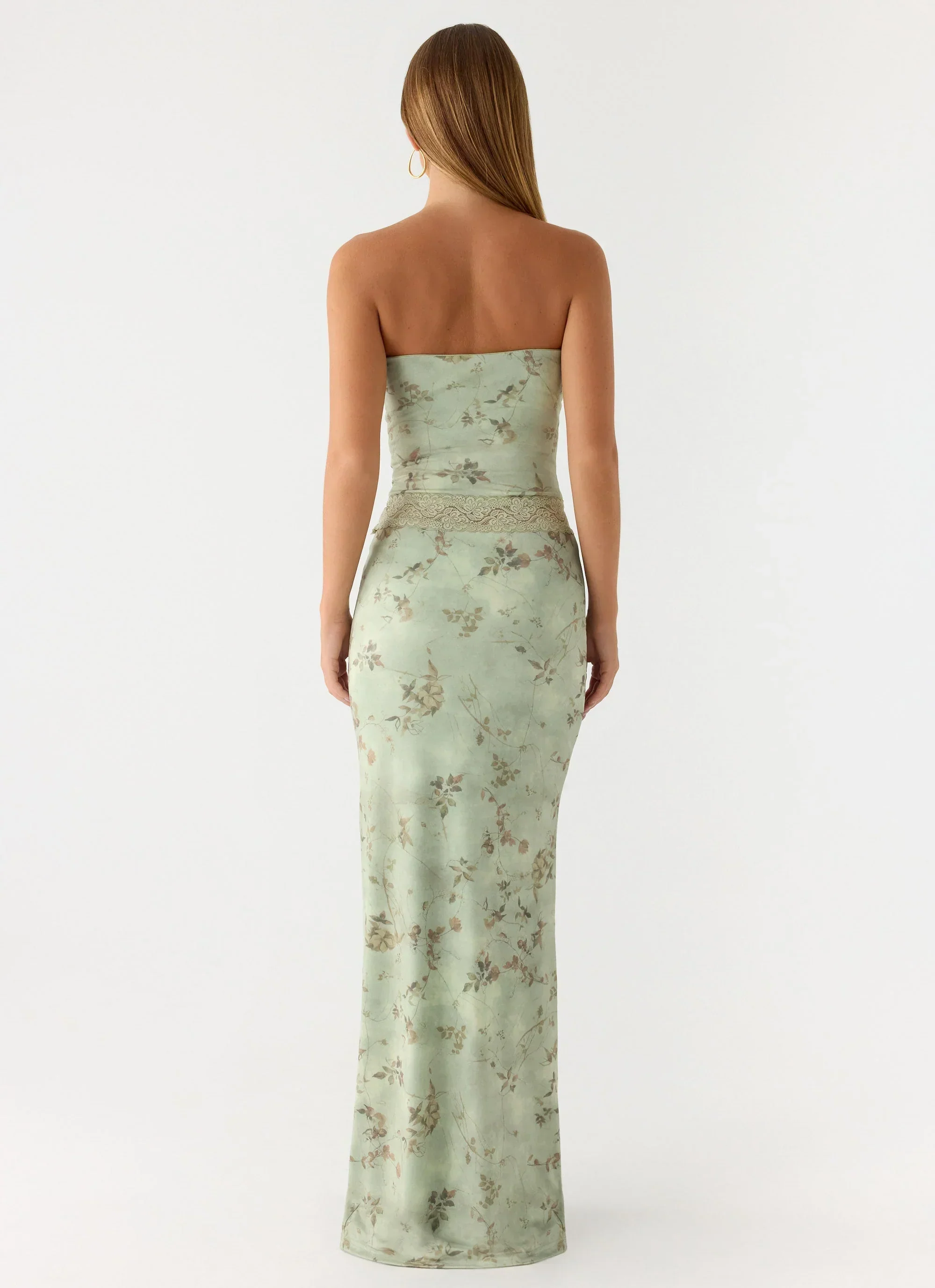 Come Through Maxi Dress - Wispy Fern