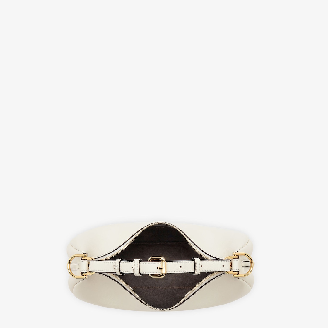 Fendi Fendigraphy Small in White Canvas