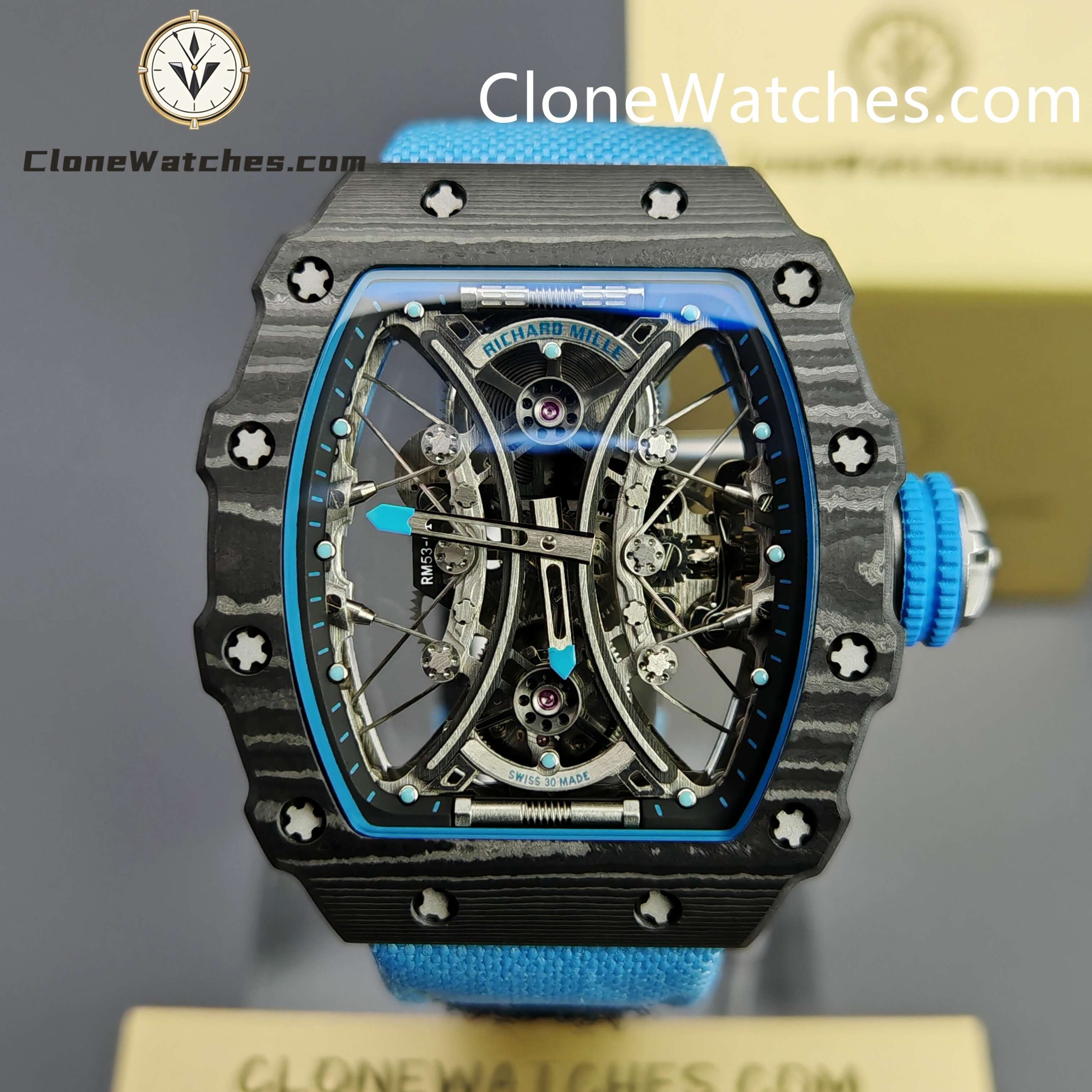 Richard Mille Super Clone Watches 1:1 53-01 Tourbillon Pablo Mac Donough