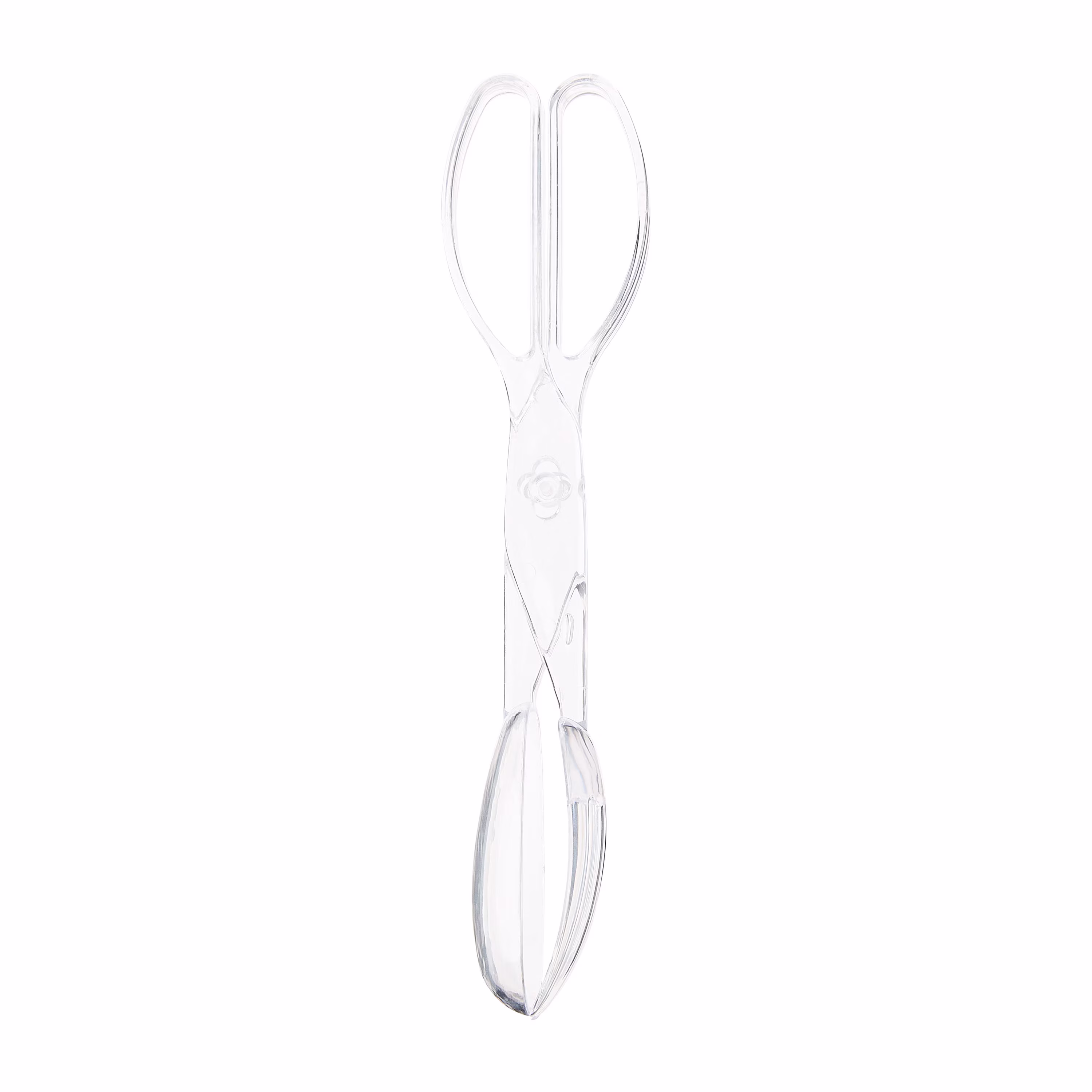 11 IN Clear Plastic Salad Tongs, by Way To Celebrate