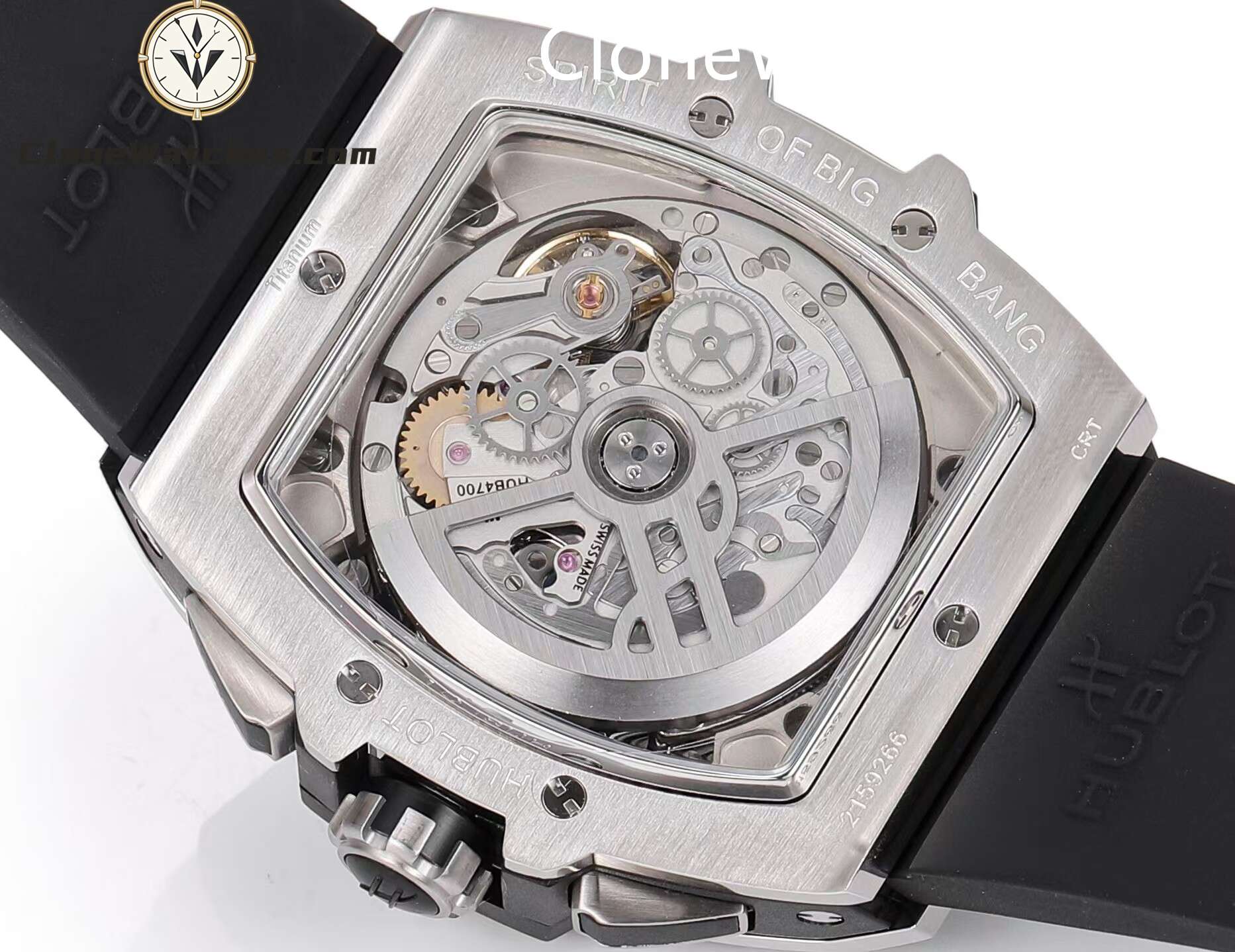 Hublot Super Clone Watches 1:1 Spirit of Big Bang Titanium Pavé 642.NX.0170.RX.1704