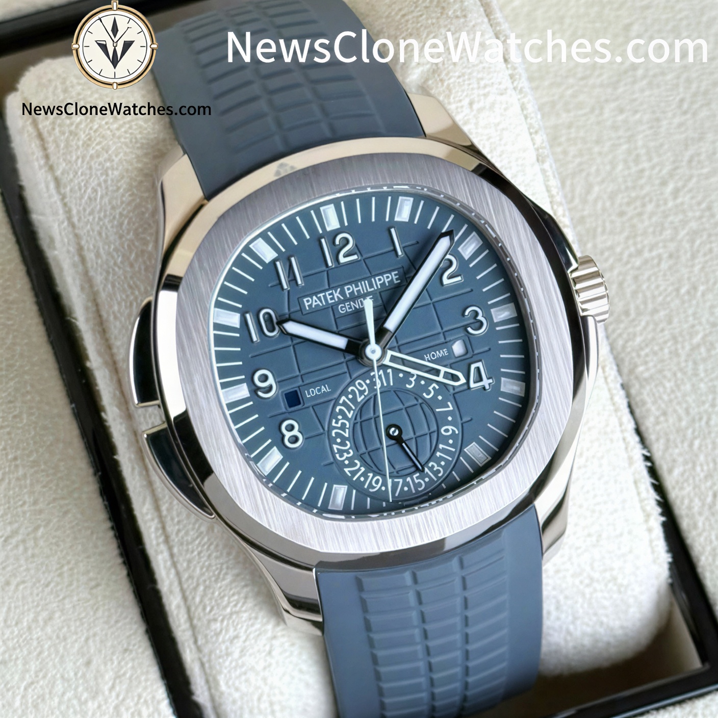 Clone Patek Philippe Aquanaut 5164G 001 White Gold