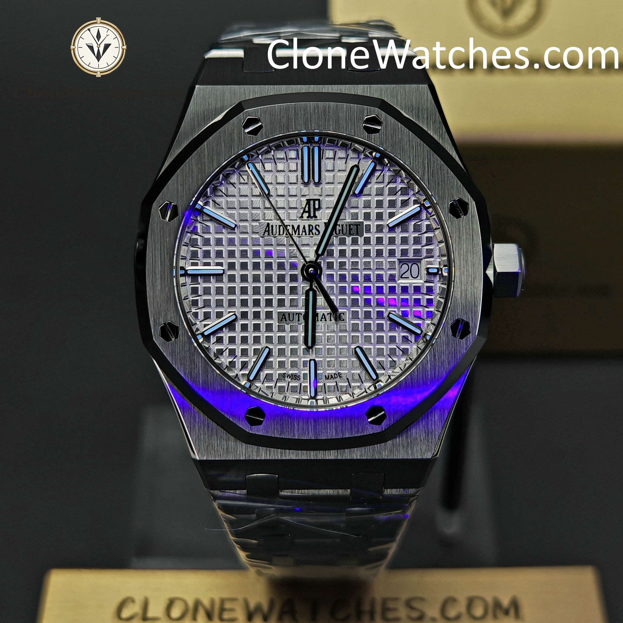 Audemars Piguet Super Clone Watches 1:1 Royal Oak 15450 White Dial 37MM