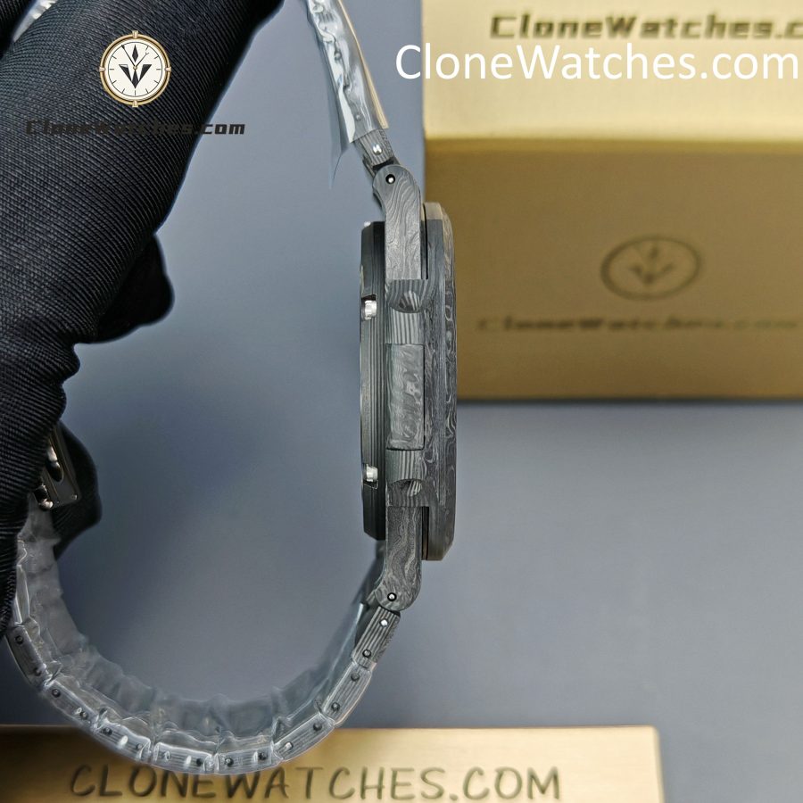 Modified Super Clone Watches 1:1 DiW Patek Philippe Nautilus 5711 BLACK GRAIL G-BLUE