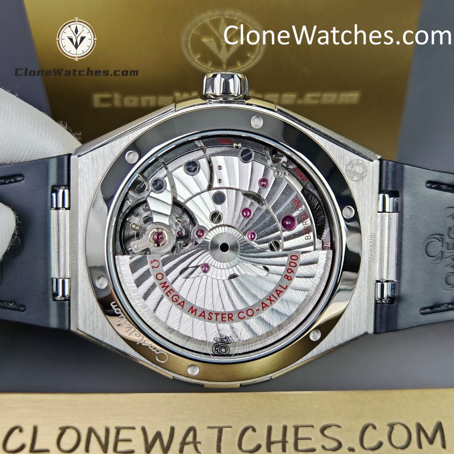 OMEGA Super Clone Watches 1:1 Constellation steel on leather strap 131.33.41.21.01.001 41mm