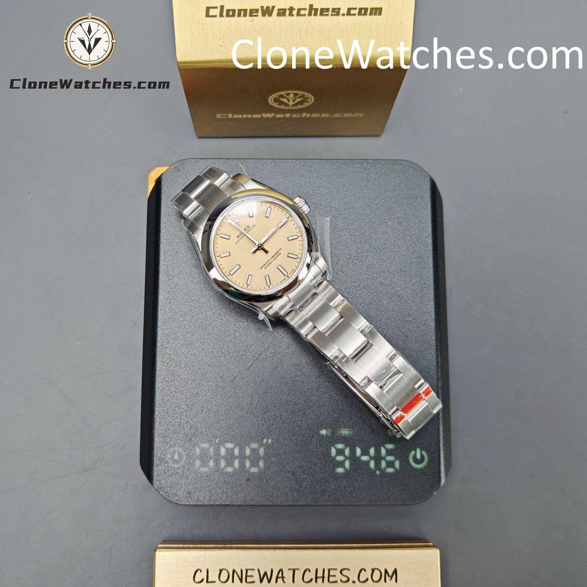 Rolex Super Clone Watches 1:1 Oyster Perpetual Yellow Dial m277200-0013 31mm 2232 Movement