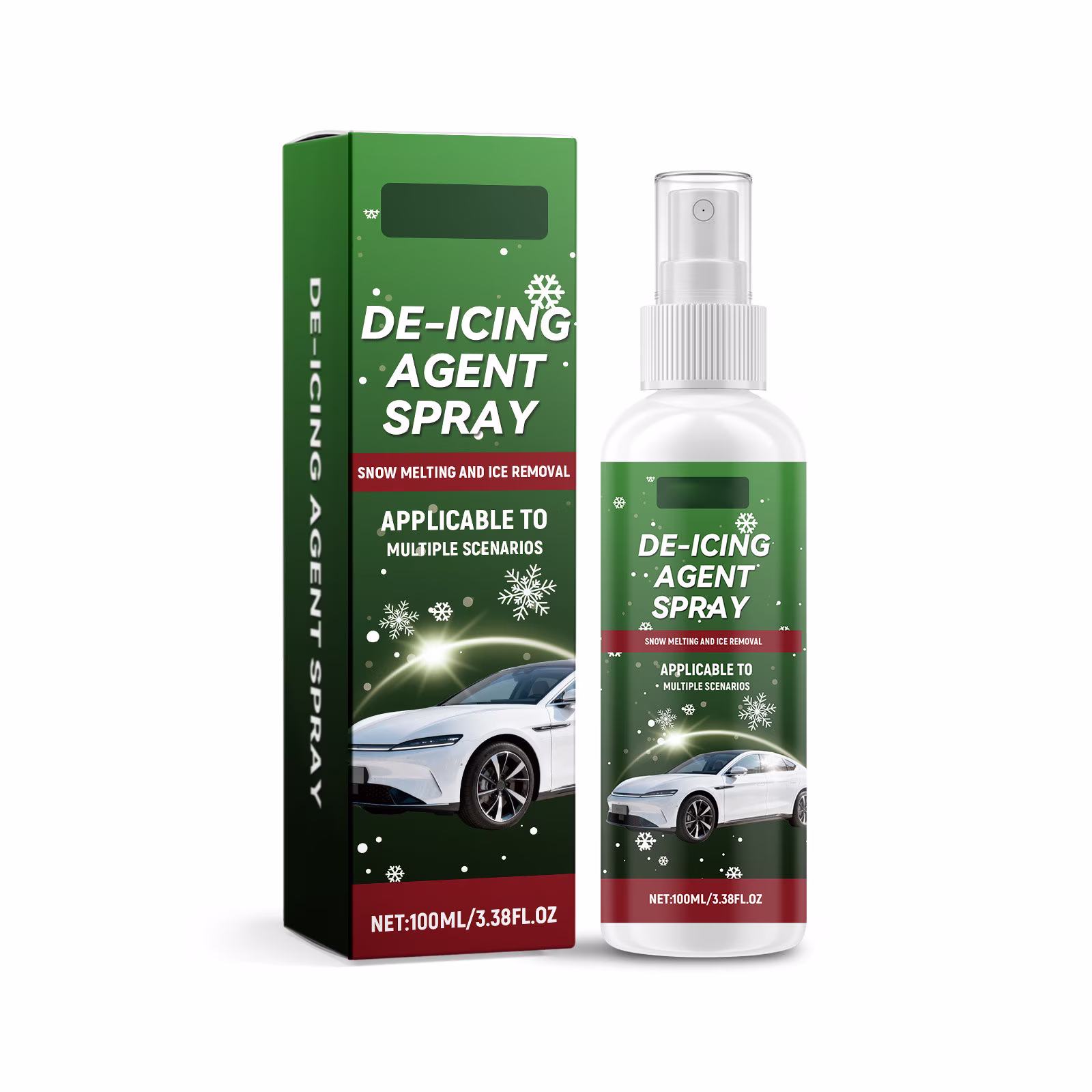 Tarmeek Windshield De-Icer Spray, Car Anti-Freeze Spray Prevents Icing and Quick Thaw Deicer, Deicer for Car Windshield