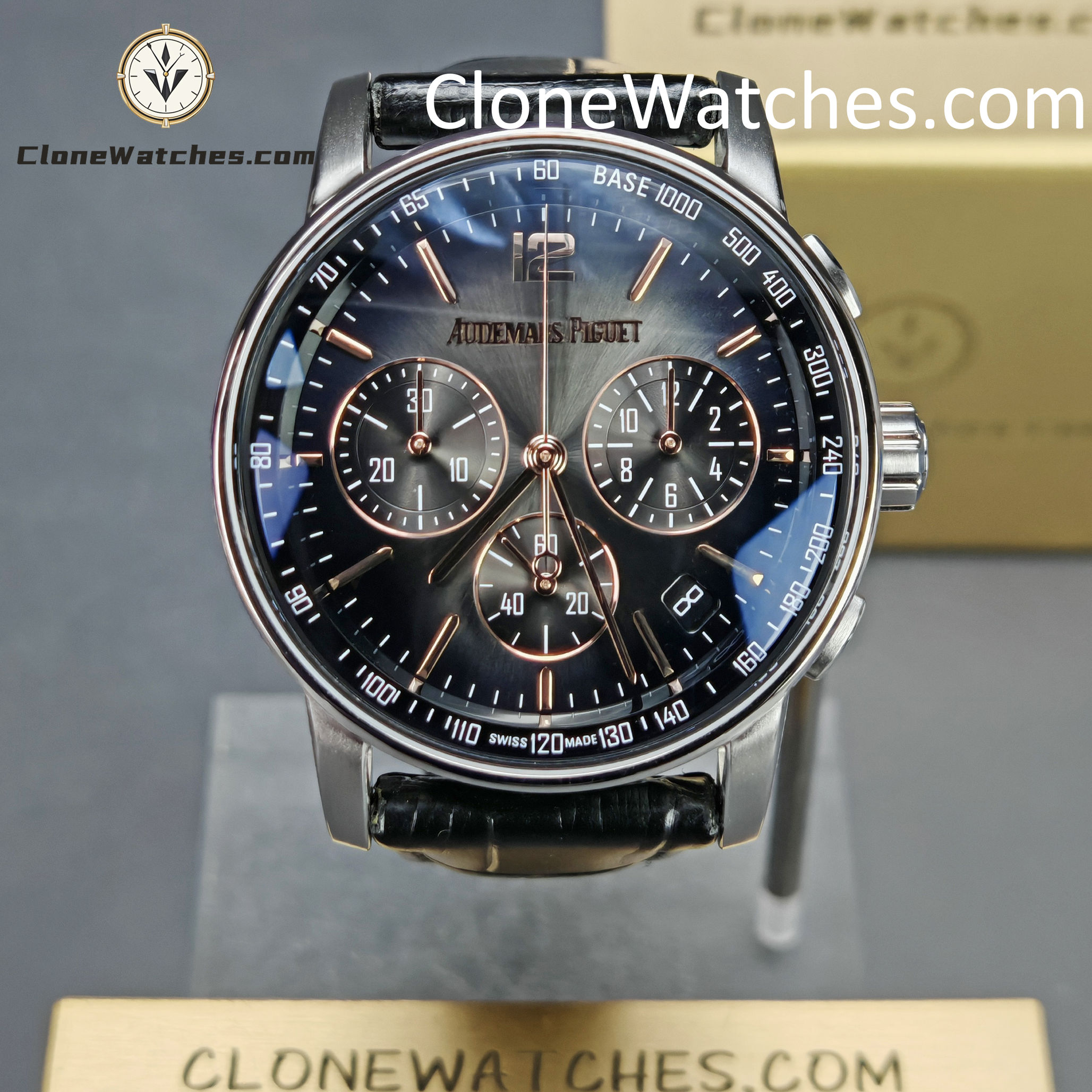 Audemars Piguet Super Clone Watches 1:1 Code 11.59 Smoky Gey Dial 26393CR 41mm