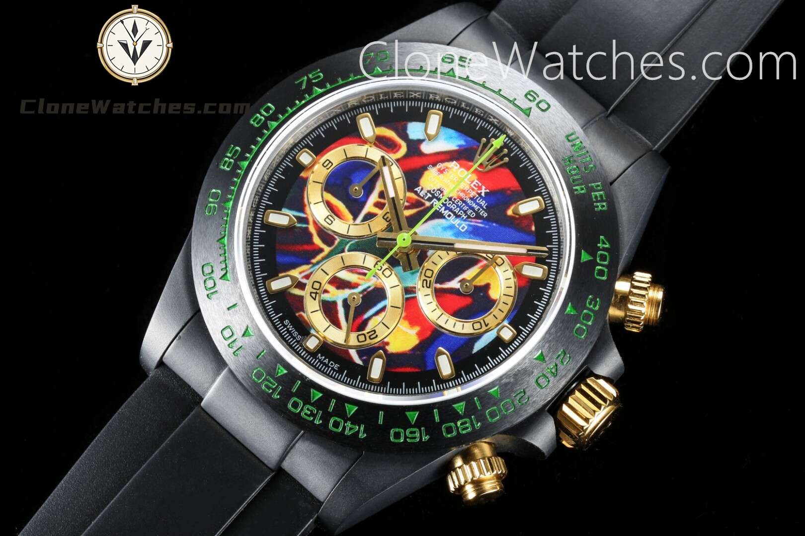 Modified Super Clone Watches 1:1 AET Rolex Daytona ceramic CHARLES THE GREAT