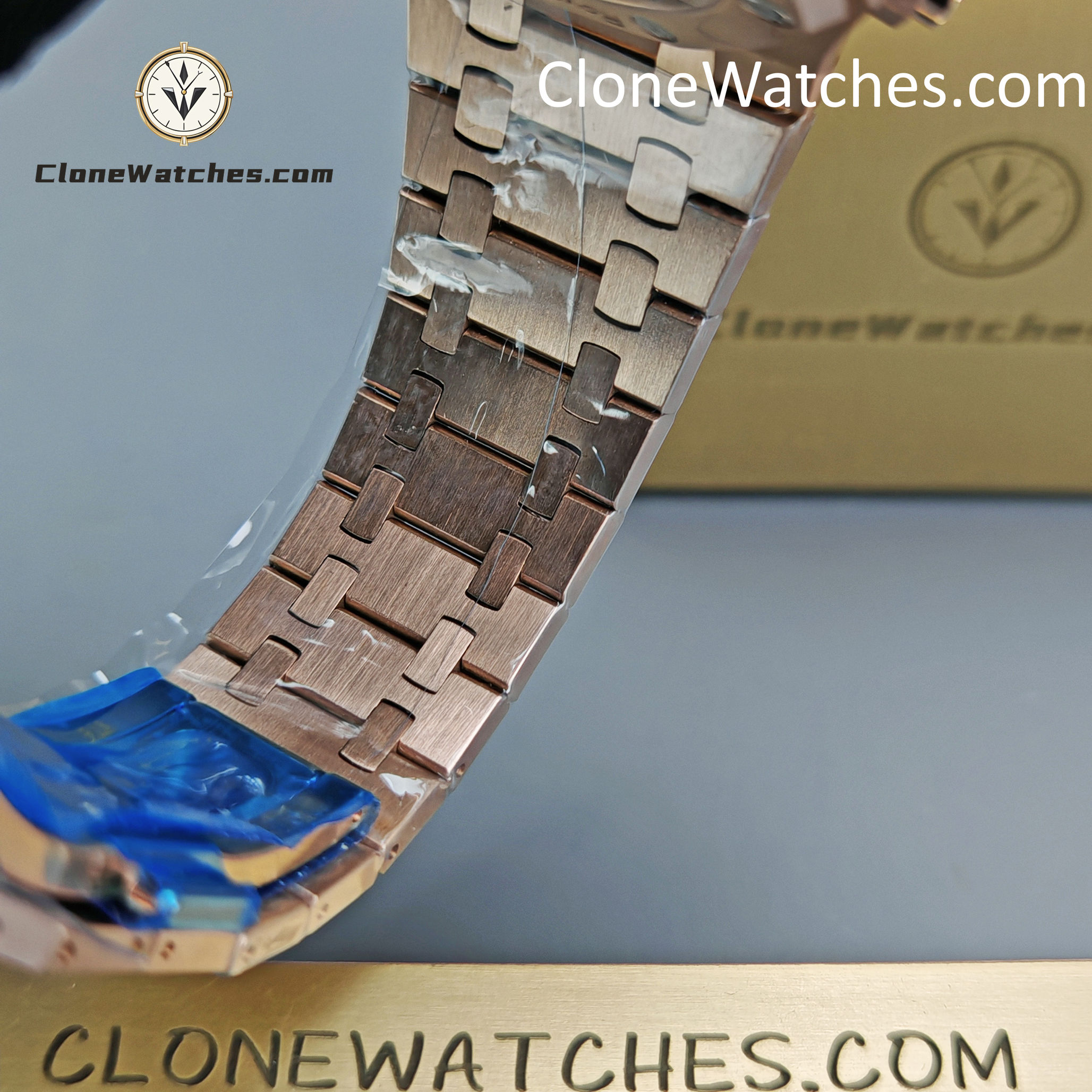 Audemars Piguet Super Clone Watches 1:1 Royal Oak Rose Gold 26240 White Dial