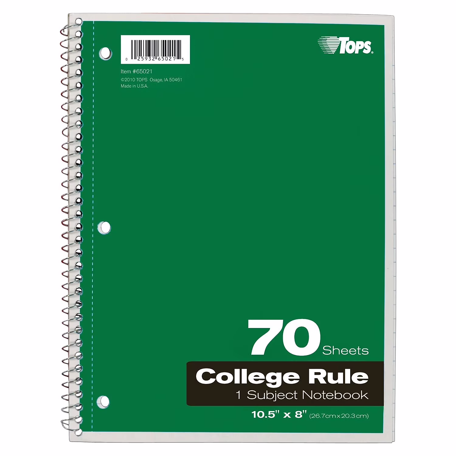 (Single notebook) Tops 65021 10-1/2