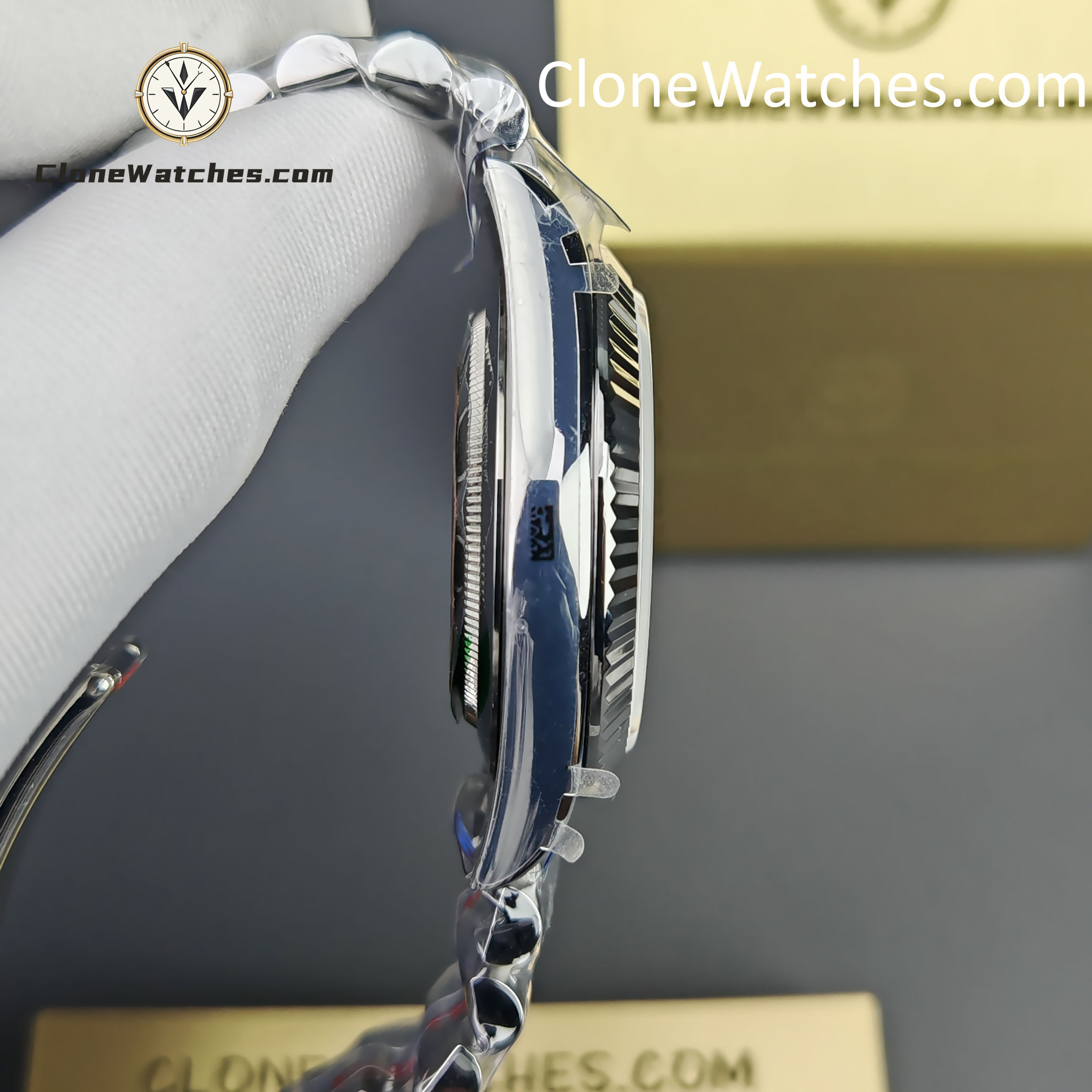 Rolex Super Clone Watches 1:1 Day Date Grey Dial 40mm m228239-0060 Presidential Bracelet