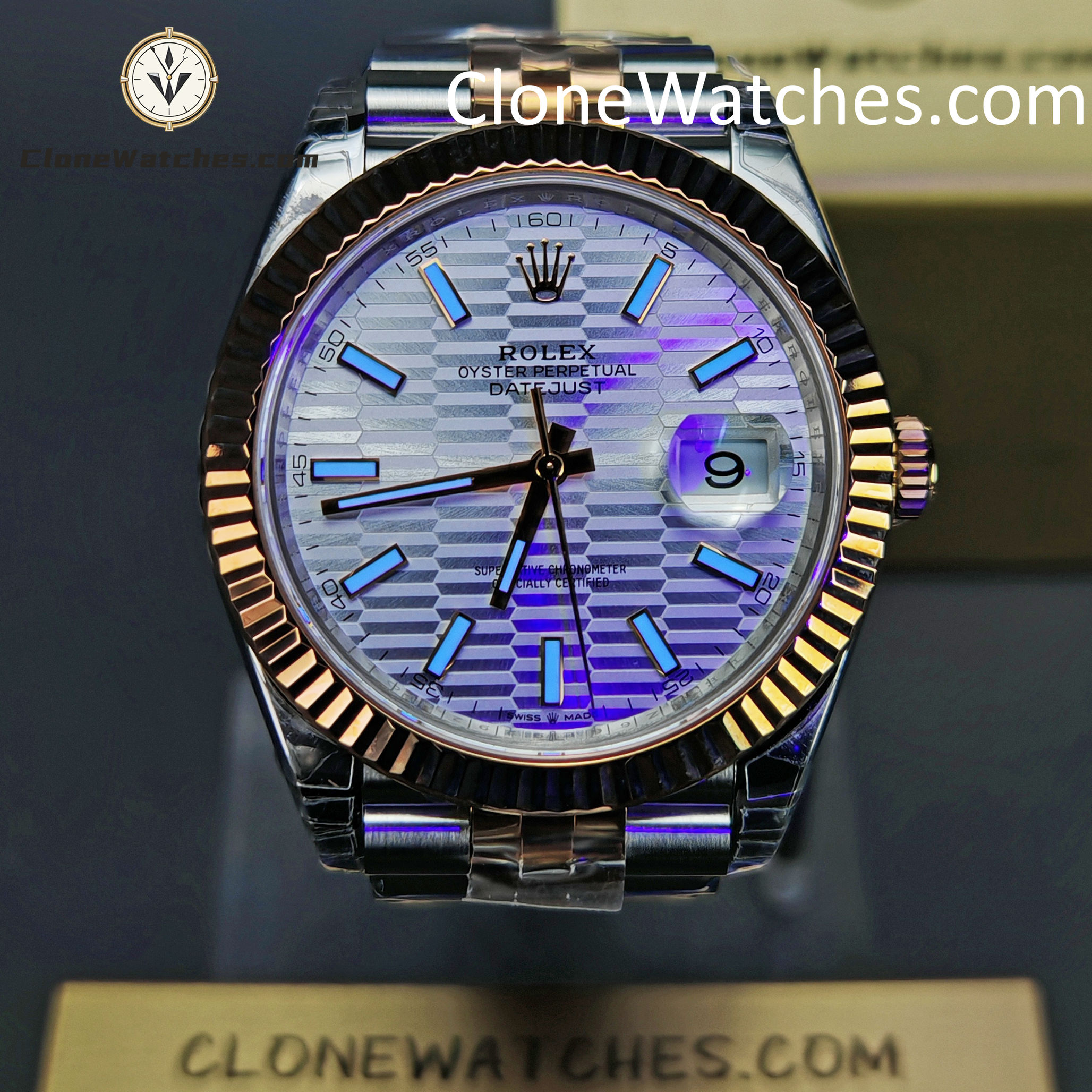 Rolex Super Clone Watches 1:1 DateJust Silver Dial m126331-0018 Jubilee 41MM 3235 Movement