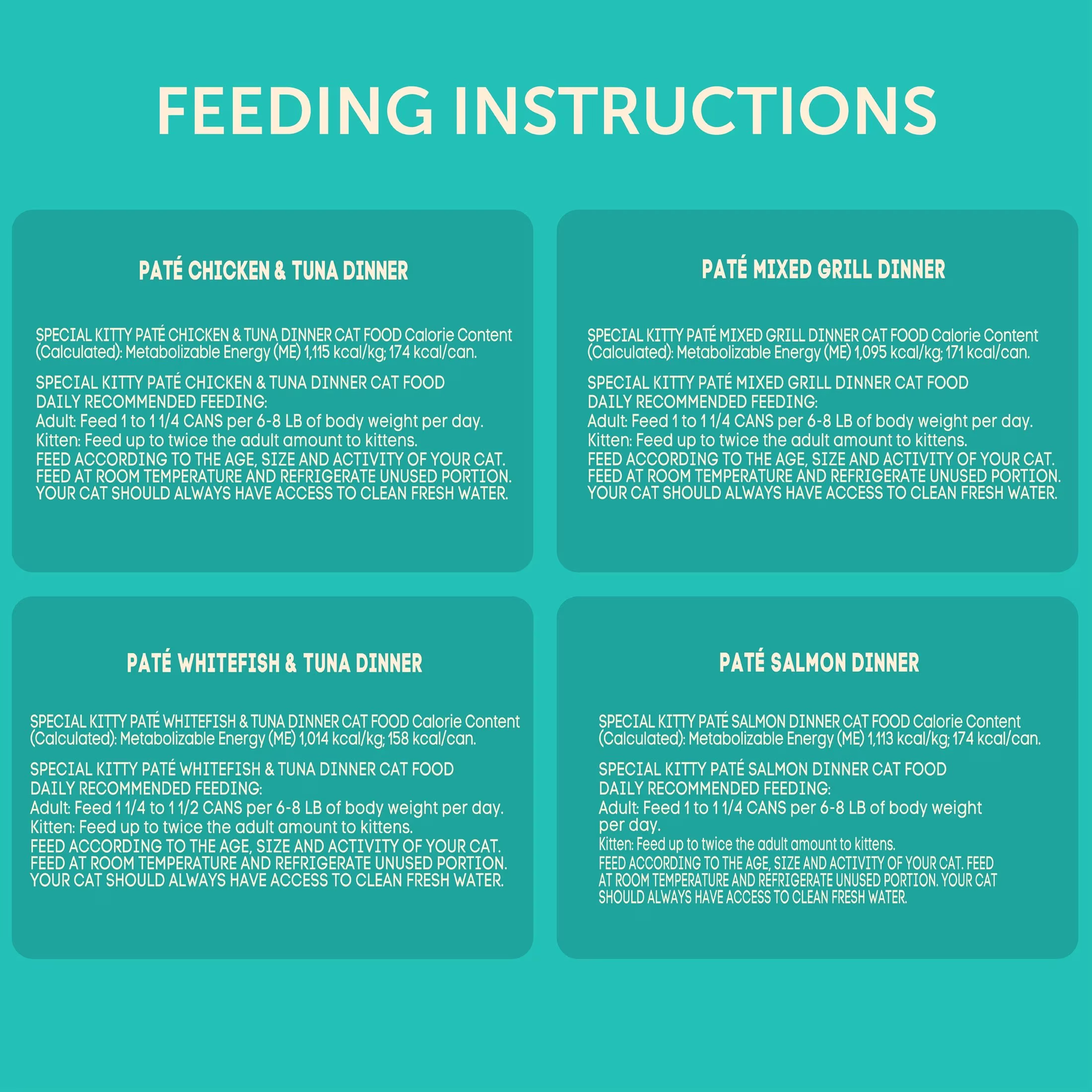 Special Kitty Mixed Grill Dinner Pate Wet Cat Food, 5.5 oz Can