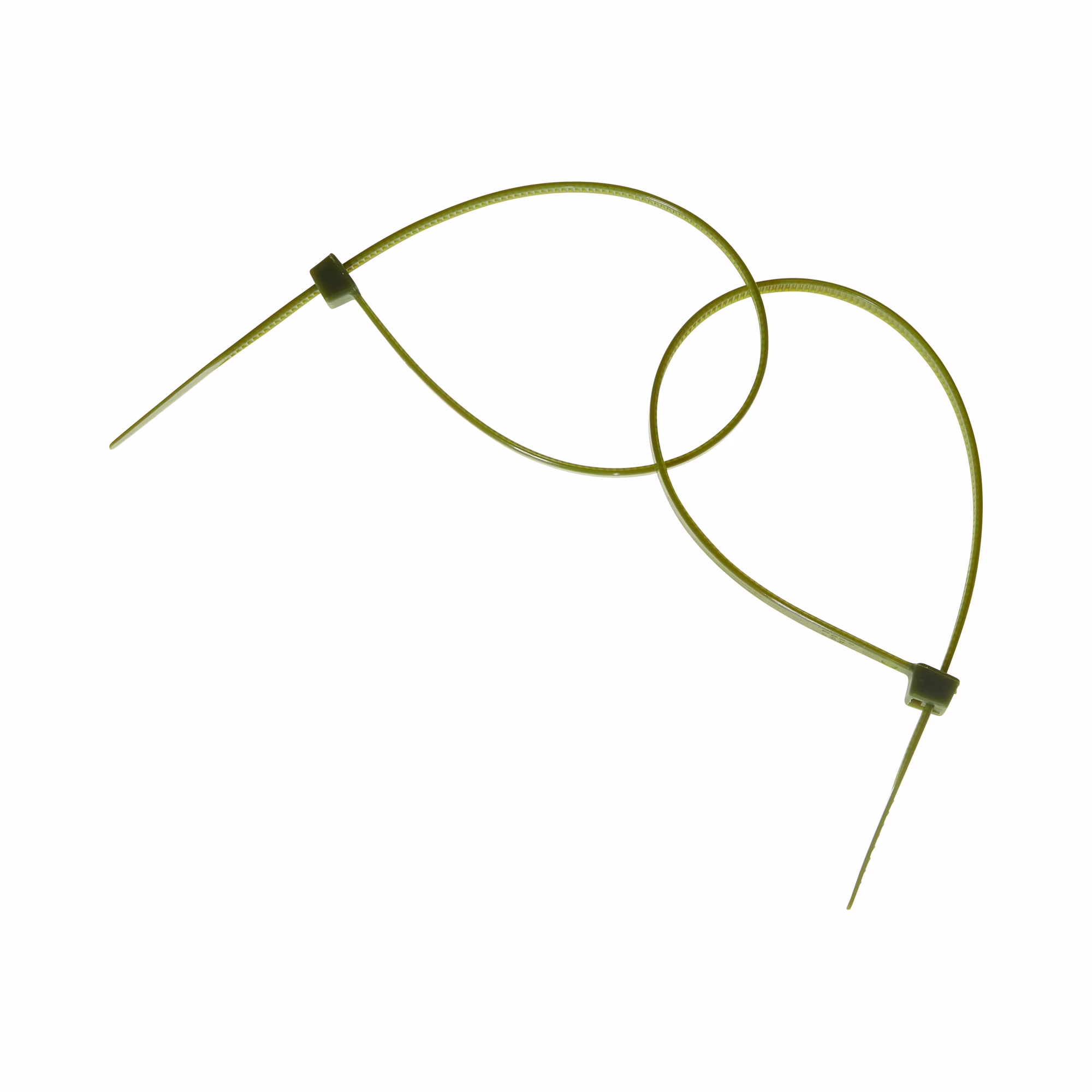 Allen Company 8 Inch Hunting Blind Cable Ties - 50 Pack Self-Locking - Green