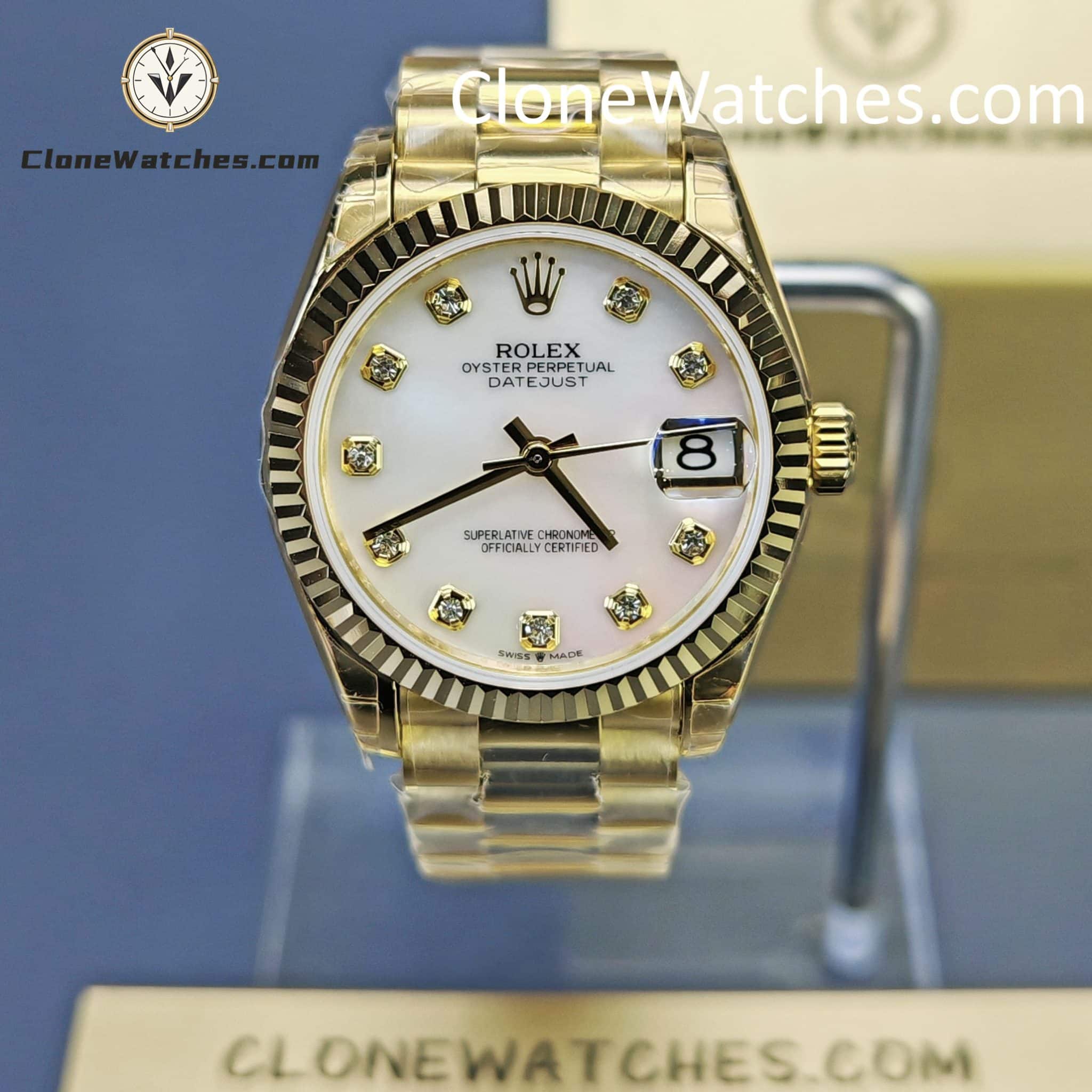 Rolex Super Clone Watches 1:1 DateJust m278278-0010 President 31MM 2236 Movement