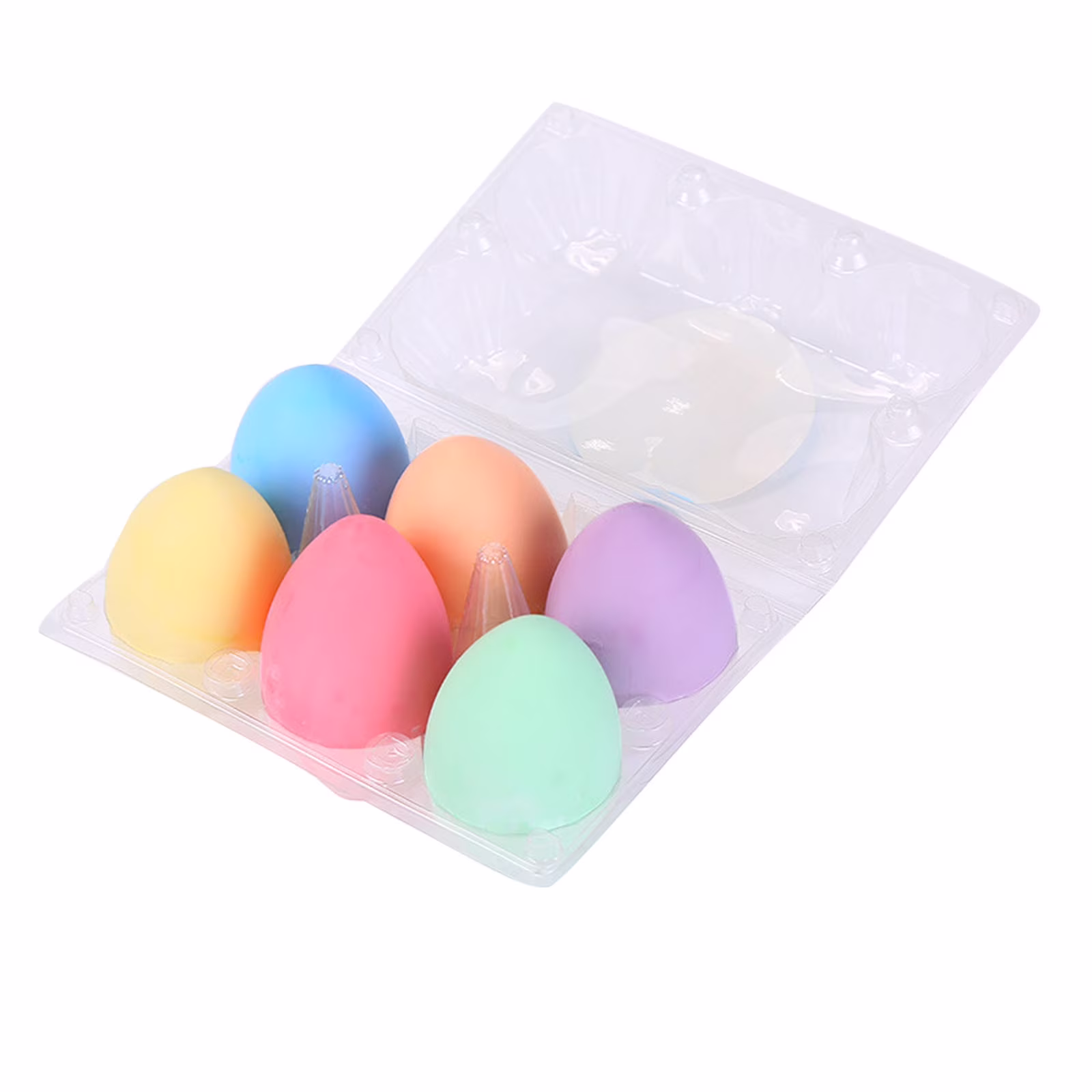 Taotanxi 6 PCS Easter Eggs Chalk for Kids, Sidewalk Chalk Easter Basket Stuffers for Kids Boys Girls Toddlers Outdoor Play, Washable Sidewalk Chalk Party Favors (6)
