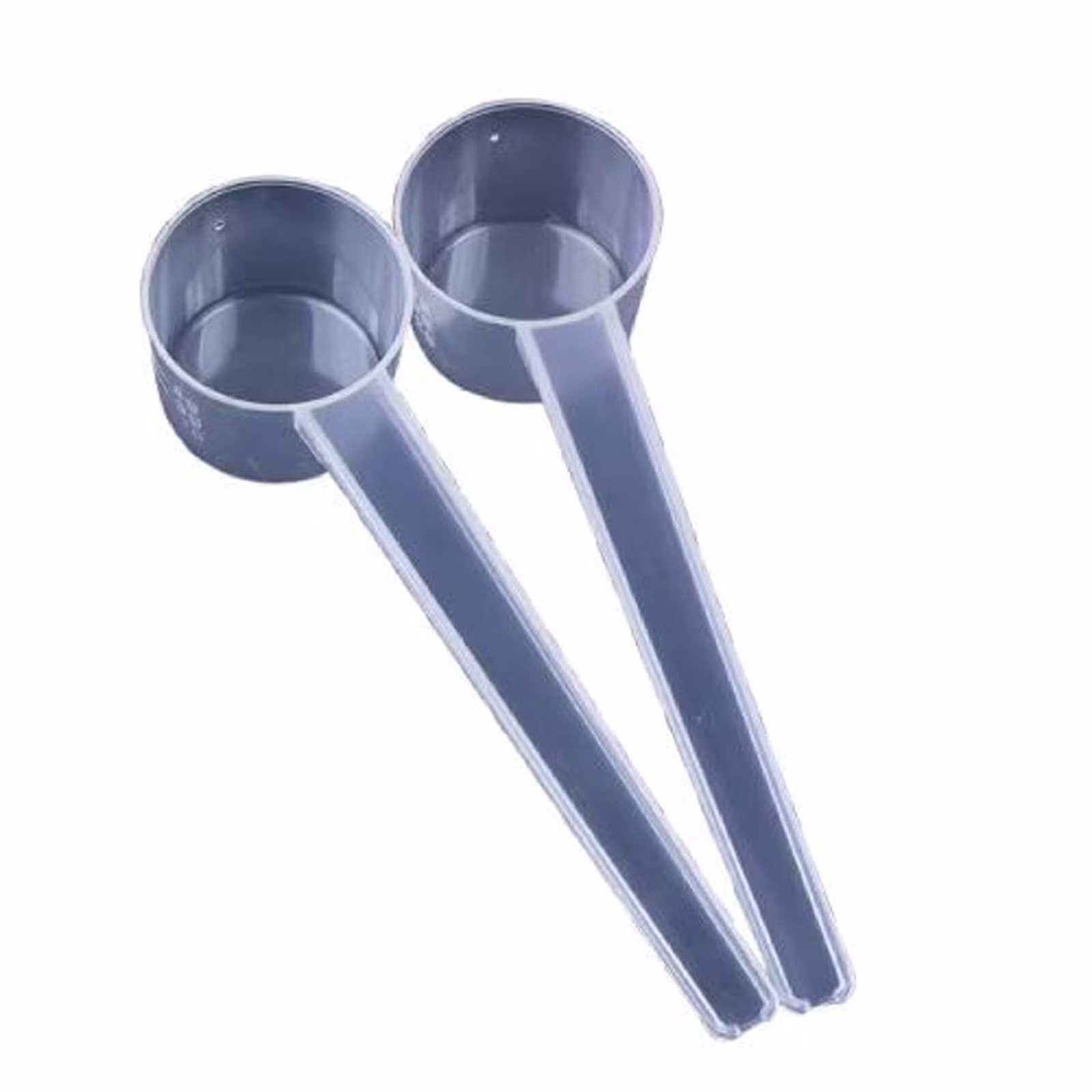 TXYRDXK 1 Teaspoon (1/3 Tablespoon | 5 mL) Long Handle Scoop for Measuring Coffee, Pet Food, Grains, Protein, Spices and Other Dry Goods (Pack of 1) (Style1-Clear)