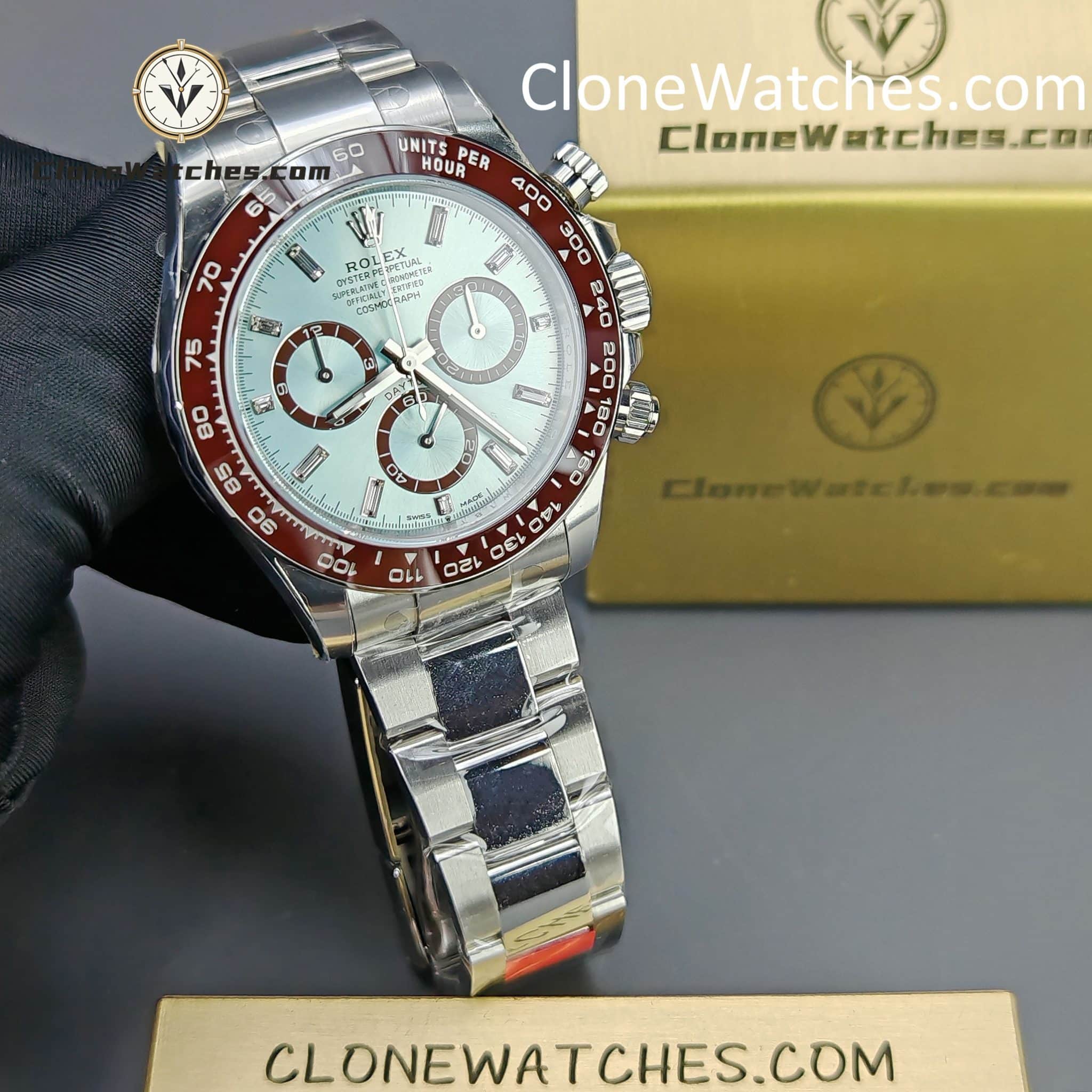 Rolex Super Clone Watches 1:1 ICE BLUE Daytona M126506-0002 4131 Movement