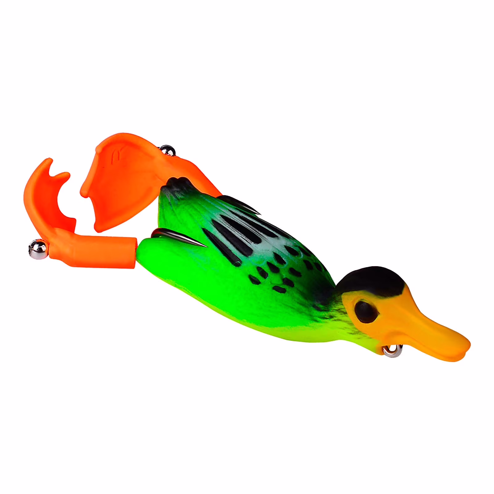 Loyerfyivos Soft Fishing Lures Propeller 3D Fishing Baits Duck Topwaters Swimming Lures Double Hook Duck Baits Artificial Baits