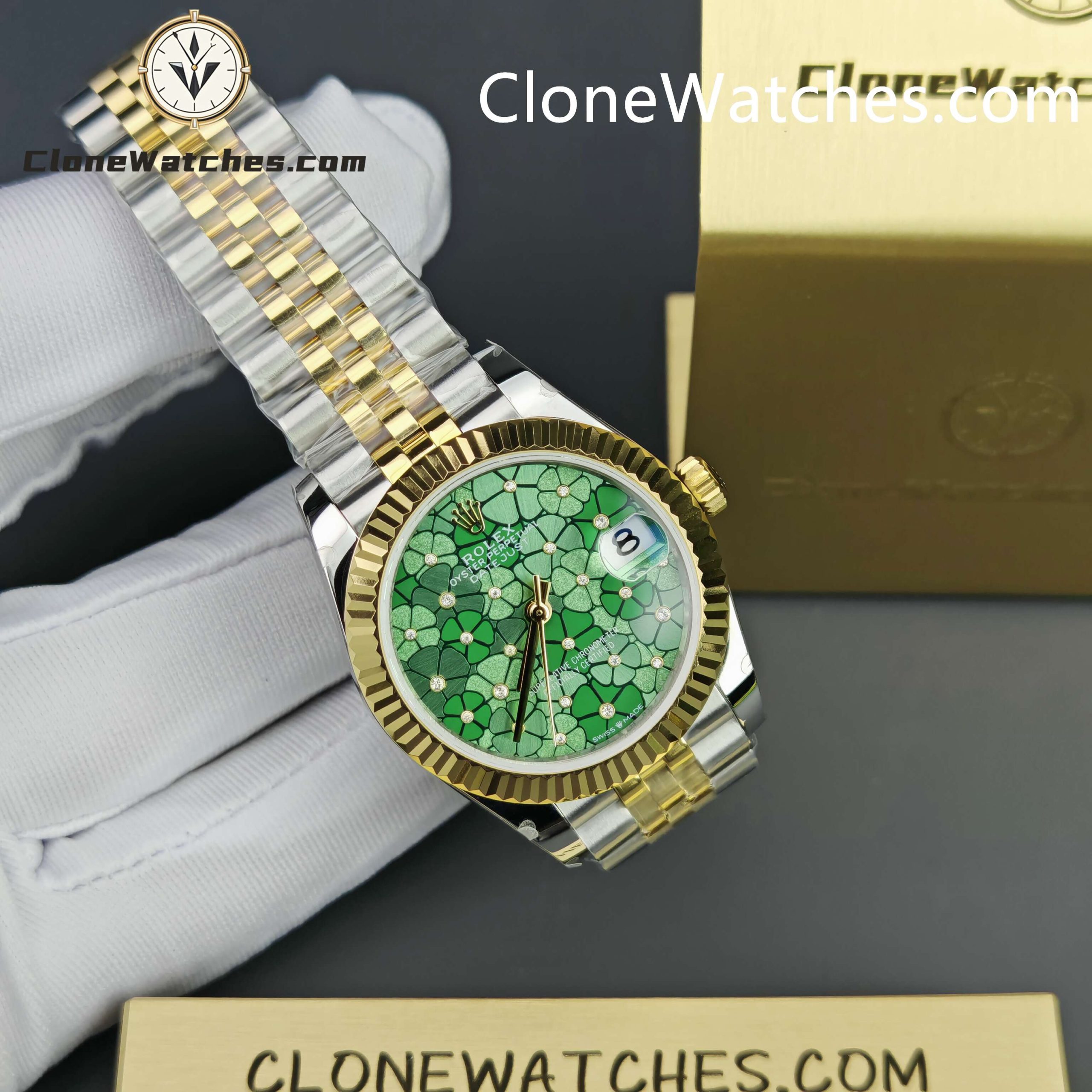 Rolex Super Clone Watches 1:1 DateJust m278273-0032 Jubilee 31MM 2236 Movement