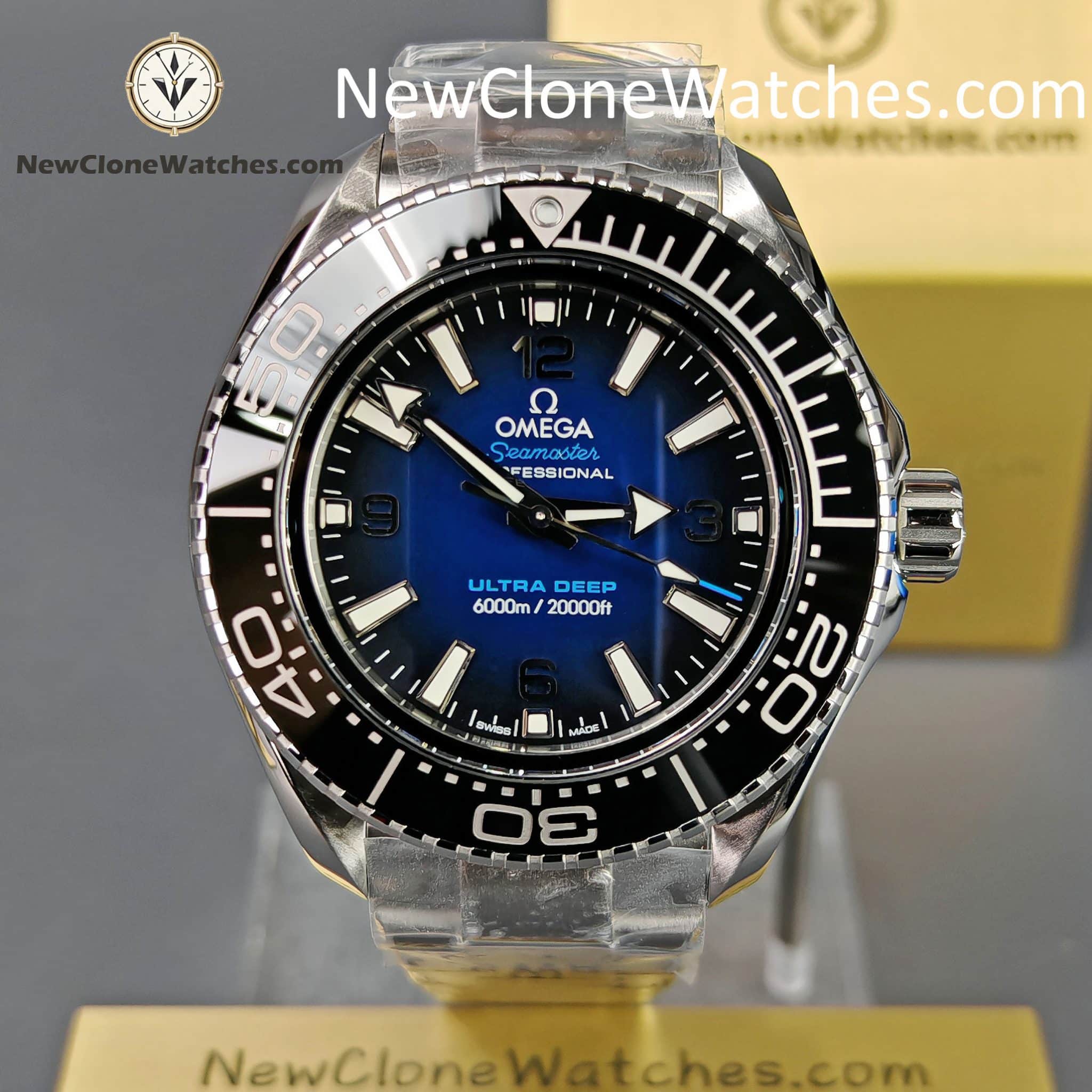 OMEGA Super Clone Watches 1:1 Seamaster Ocean Planet 6000M 45.5 MM 215.30.46.21.03.001