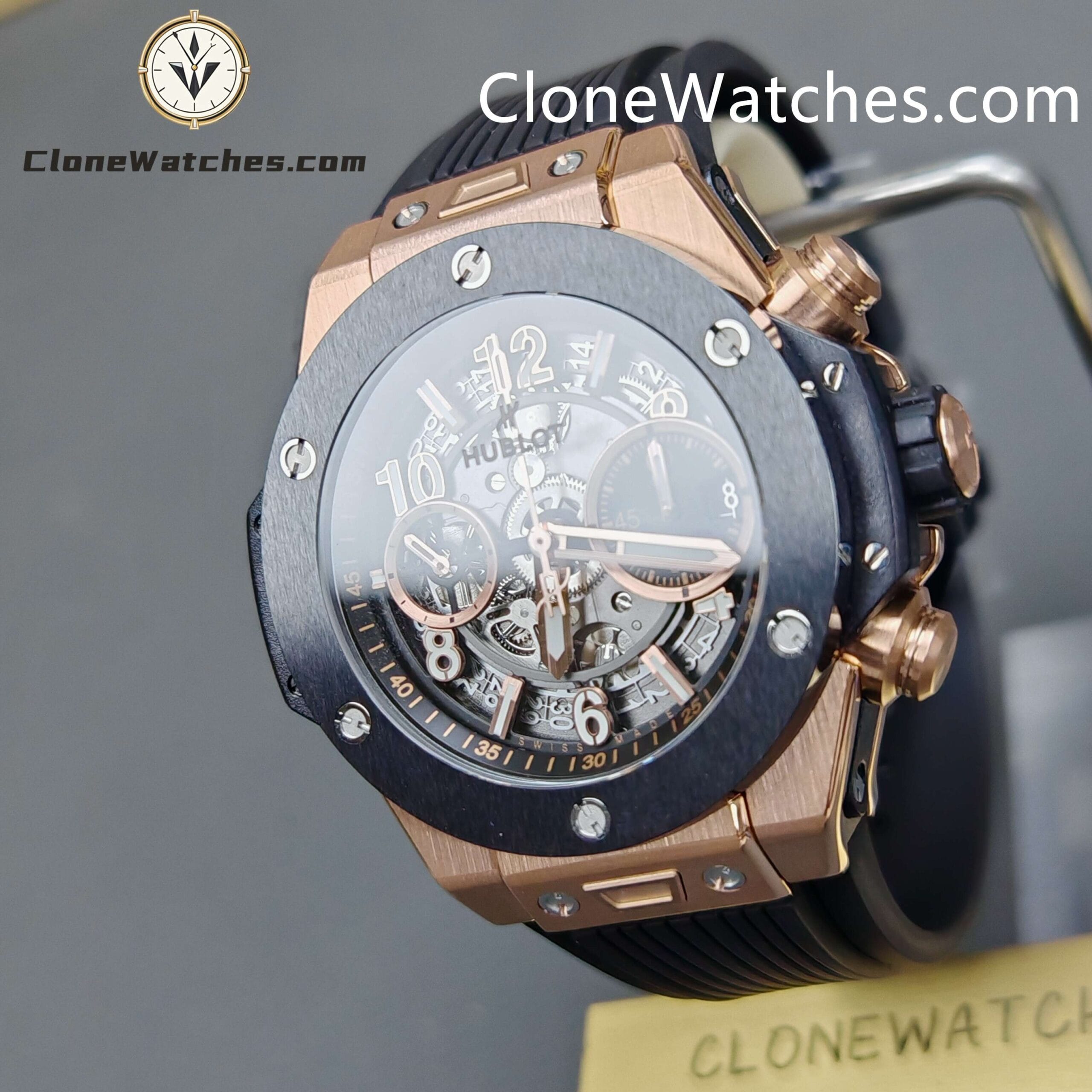 Hublot Super Clone Watches 1:1Big Bang Unico King Gold Ceramic 42MM 441.OM.1181.RX