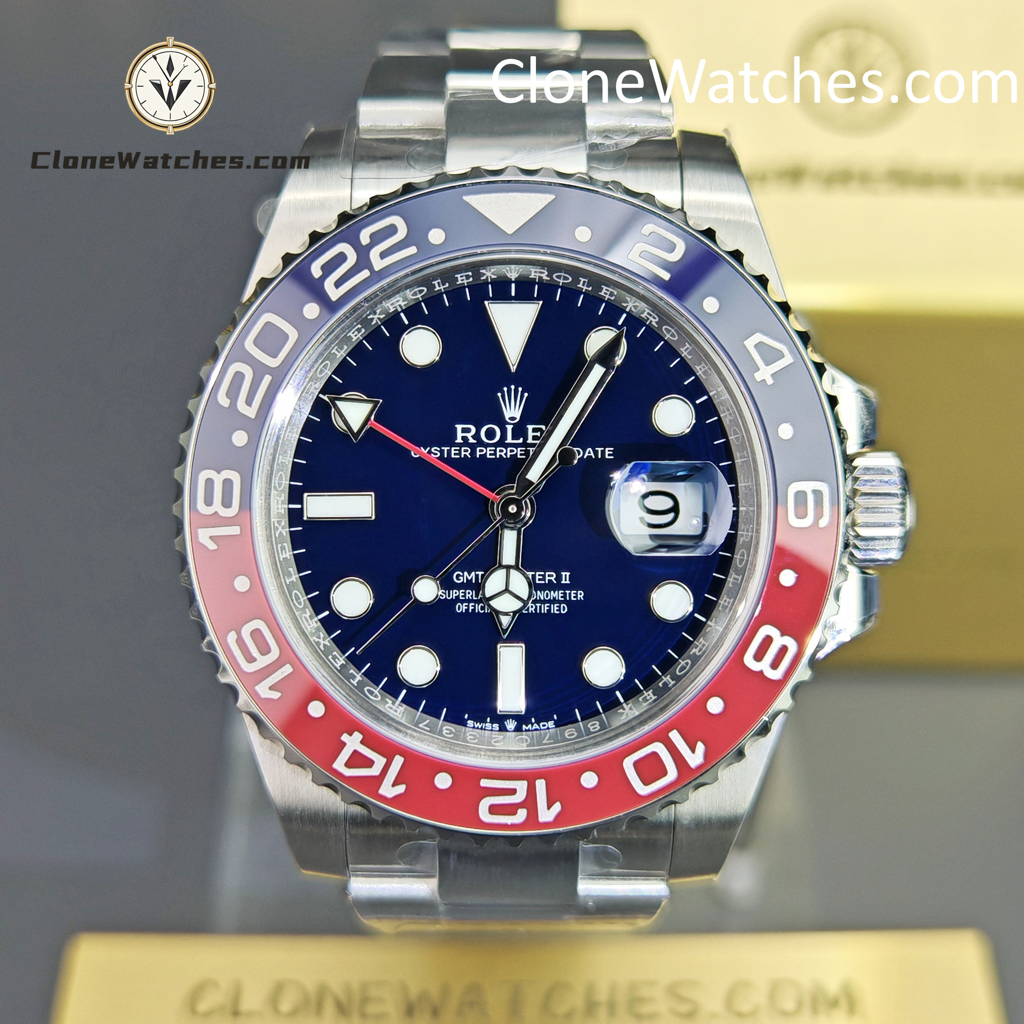 Rolex Super Clone Watches 1:1 GMT Master II m126719blro-0003 Oyster 3285 Movement