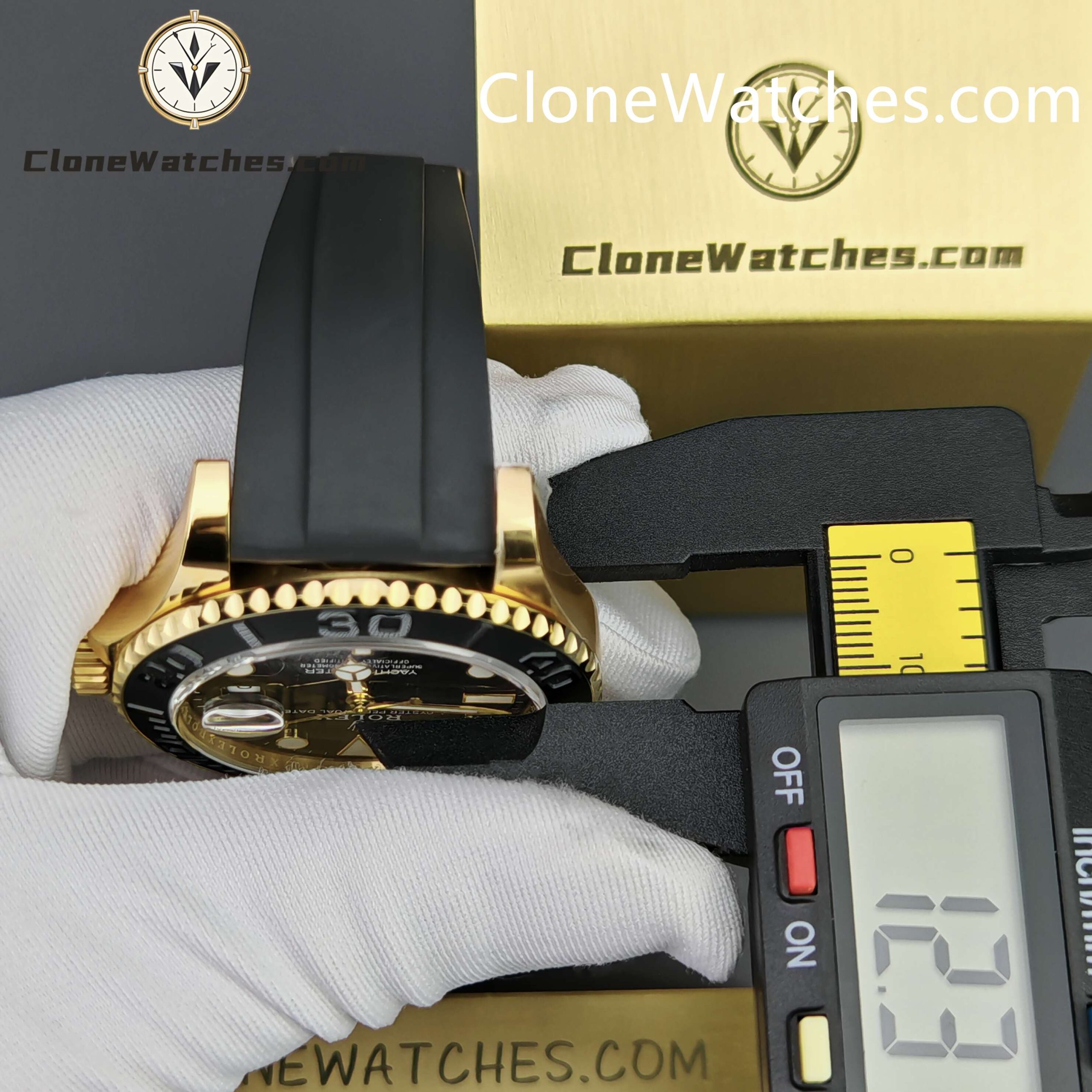 Rolex Super Clone Watches 1:1 Yacht Master 18k Gold 226658 3235 Movement