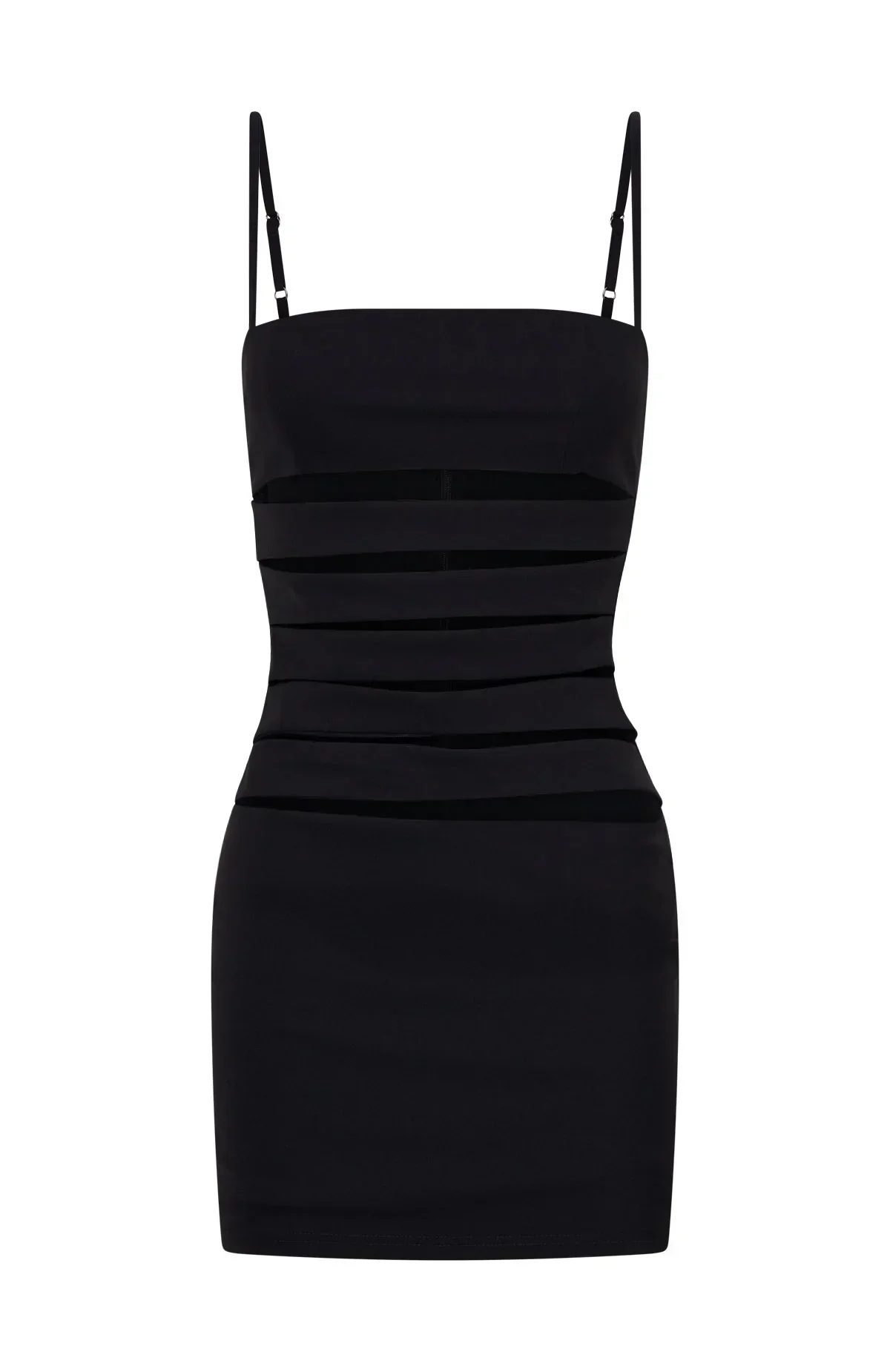 He Won't Hear This Mini Dress Black